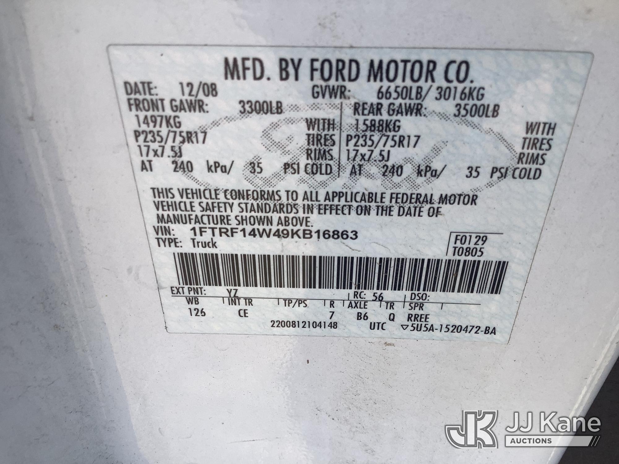 2009 Ford F150 4X4