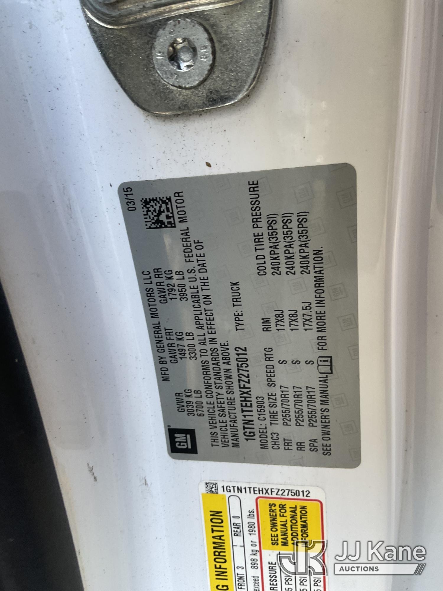 2015 GMC SIERRA 1500