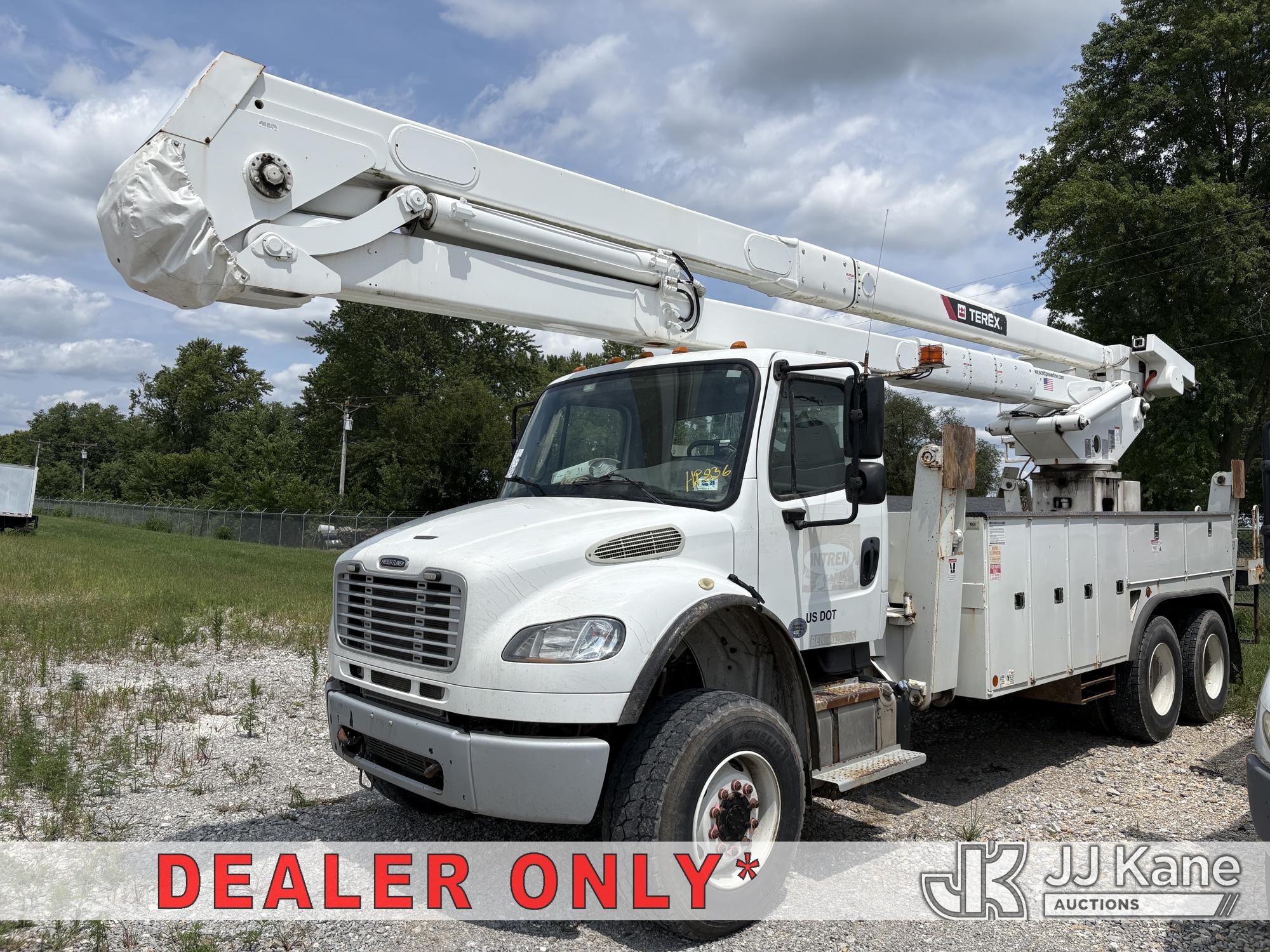 Terex RMX-75, Material Handling Bucket Truck rear mounted on 2019 Freightliner M2 106 T/A Utility Truck