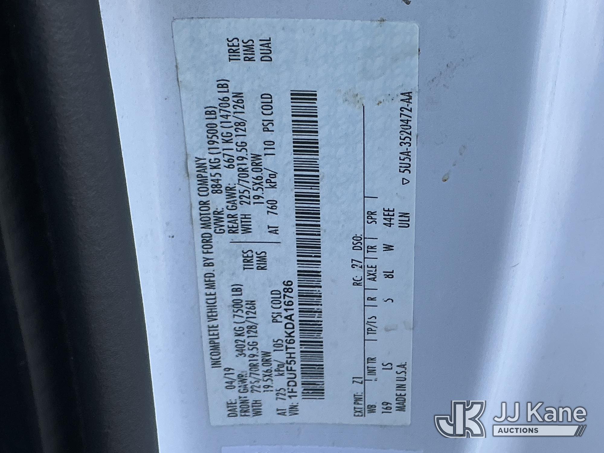 2019 Ford F550 4X4