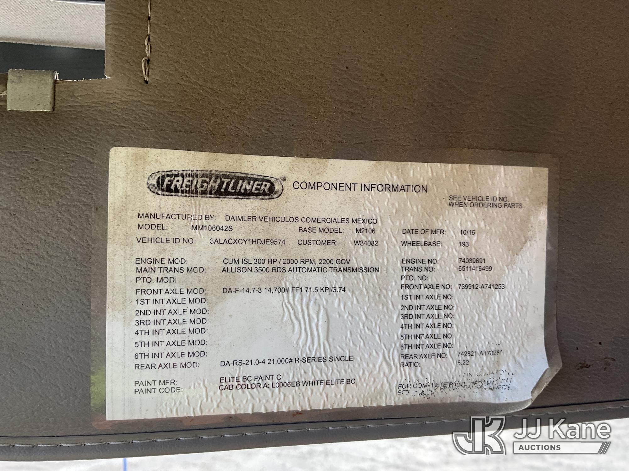 2017 Freightliner M2 106