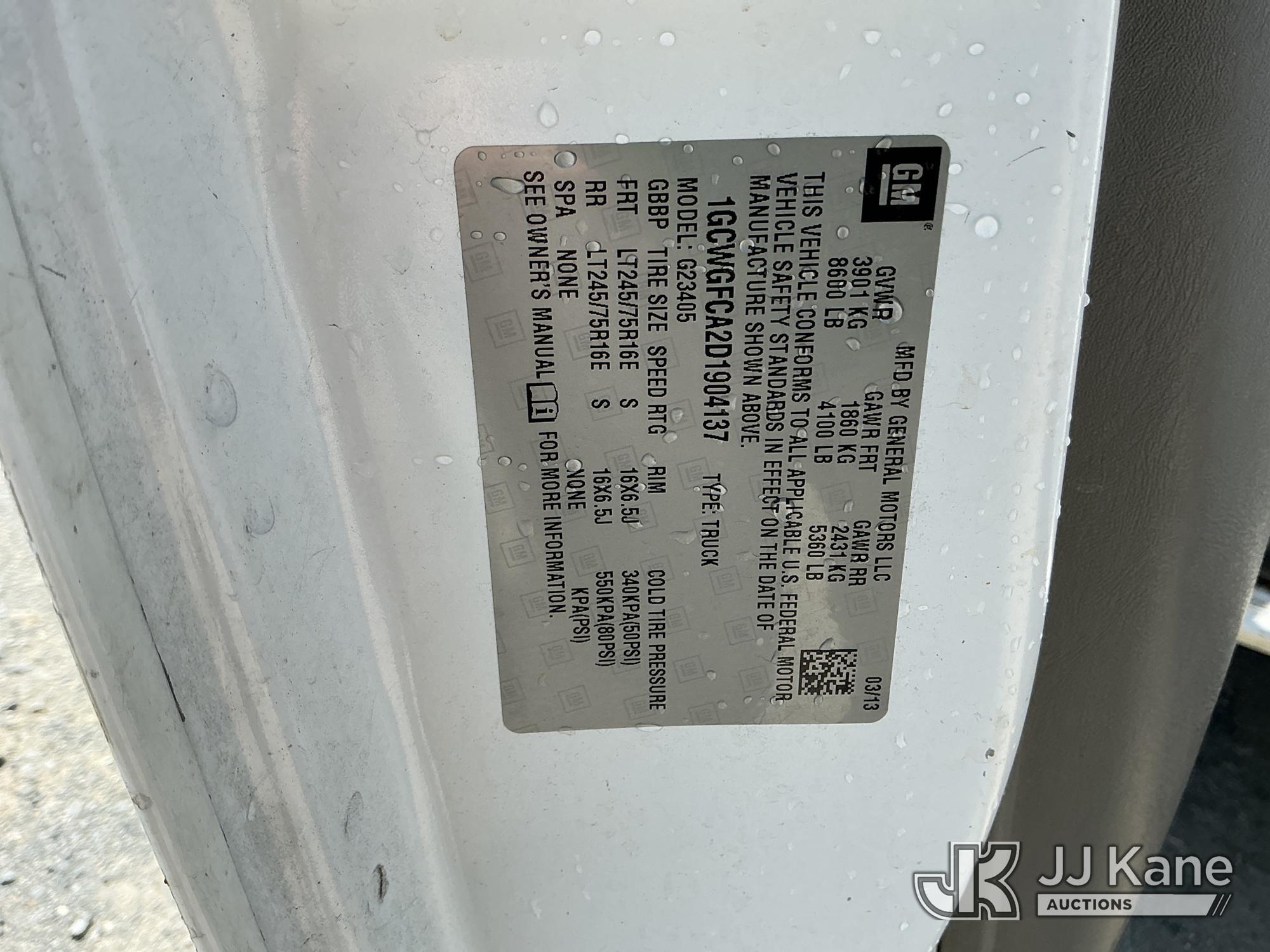 2013 Chevrolet Express G2500