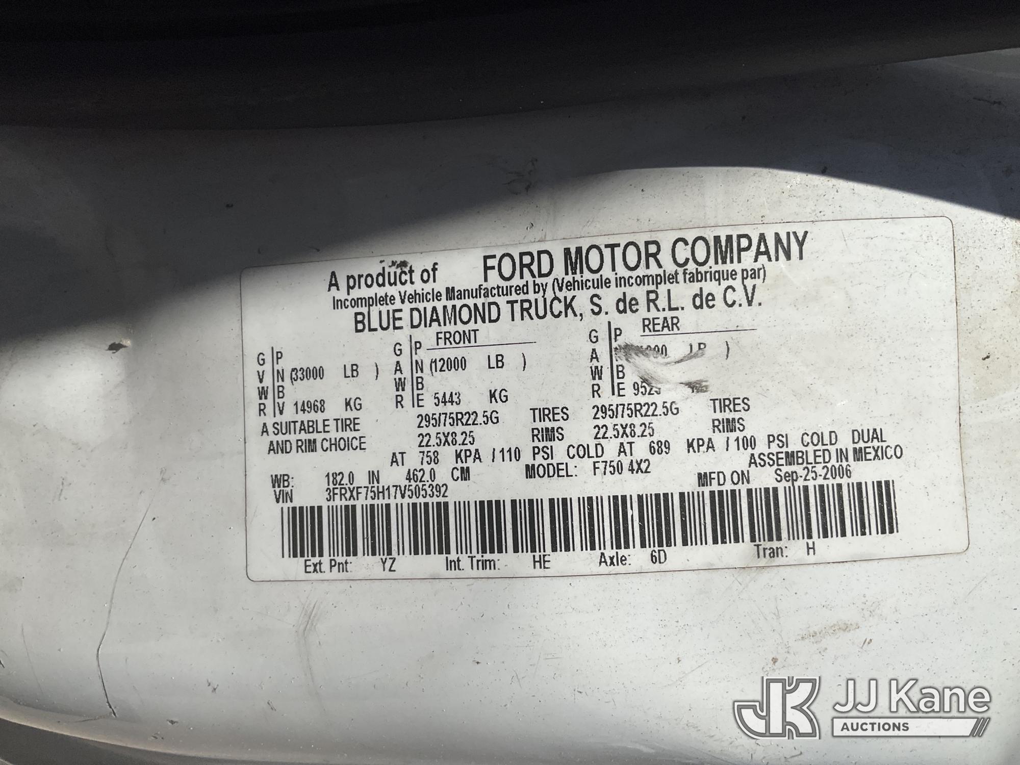 2007 Ford F750