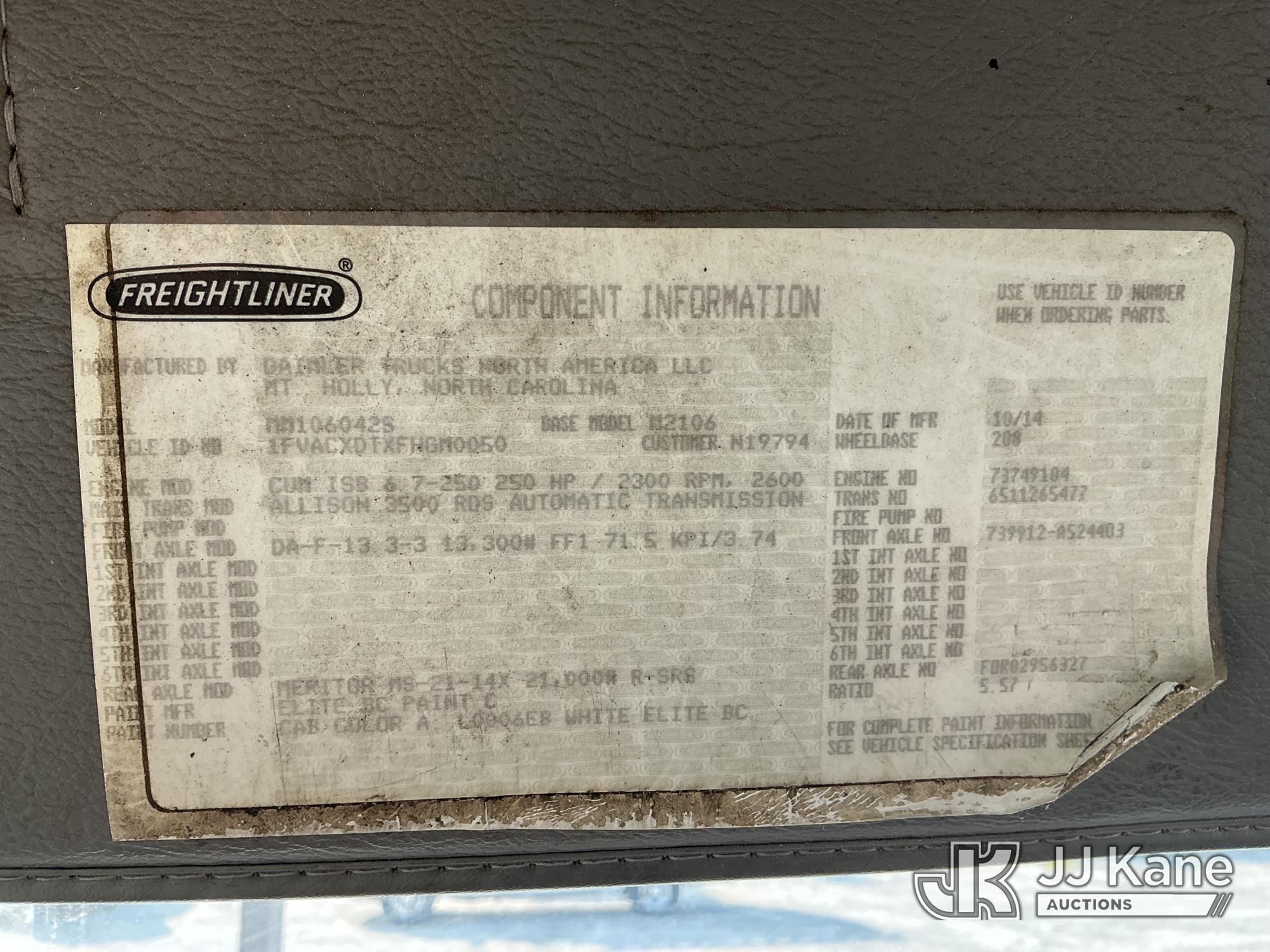 2015 Freightliner M2 106