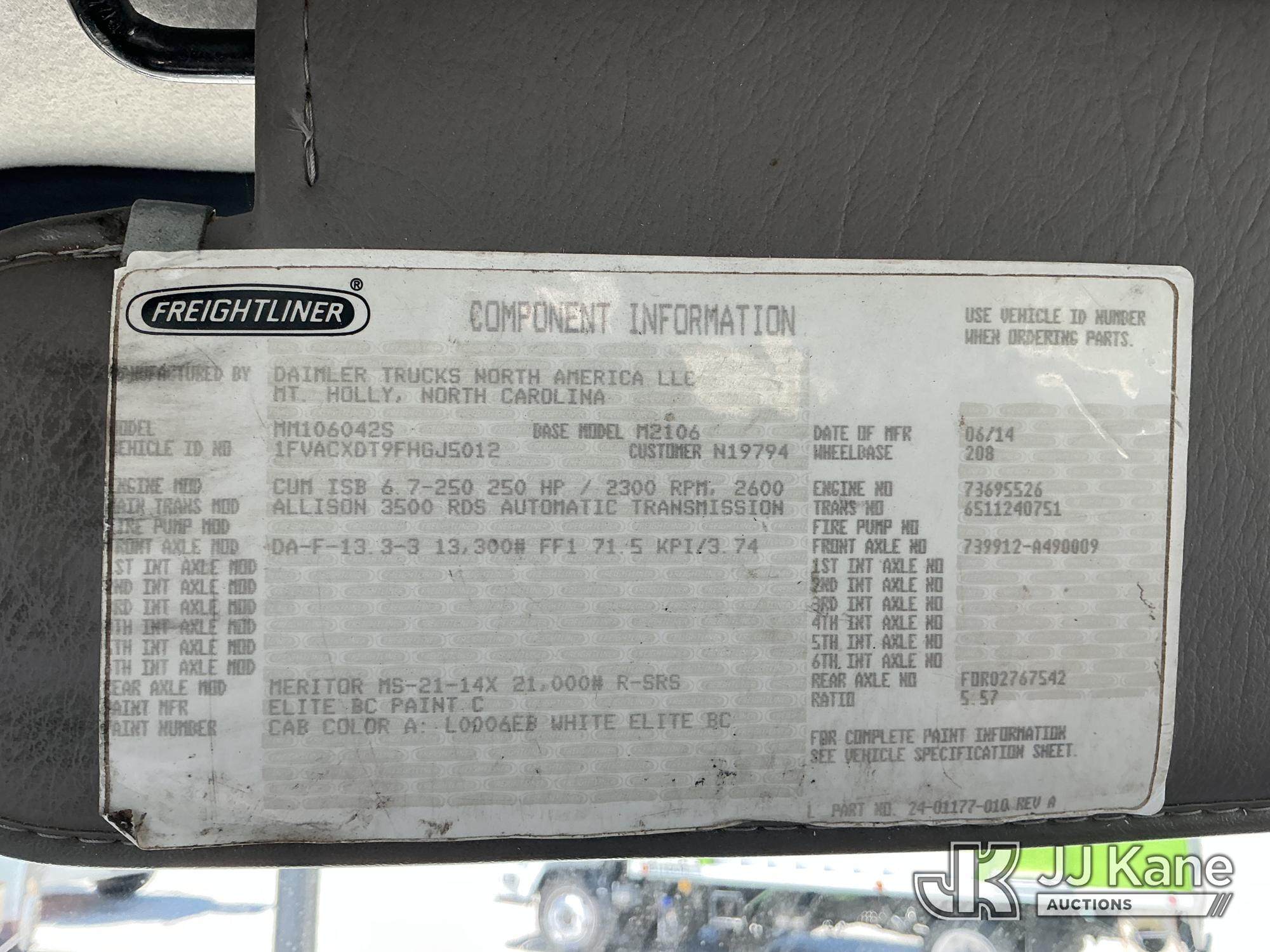 2015 Freightliner M2 106