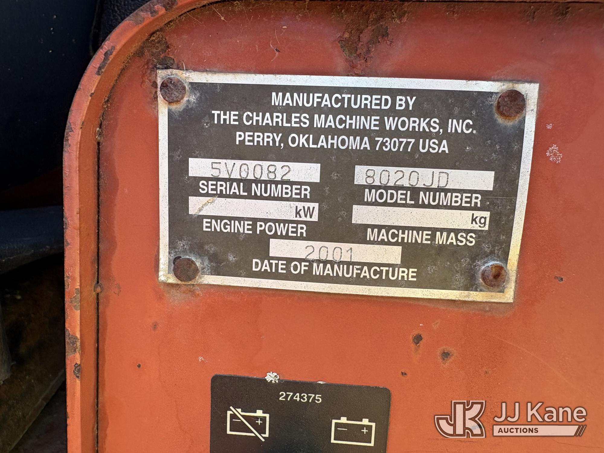 2001 Ditch Witch 8020JD