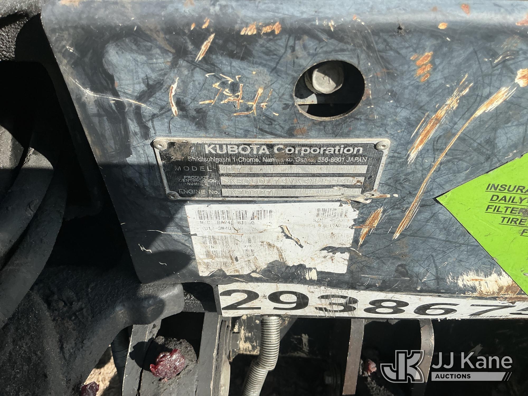 2019 Kubota U17