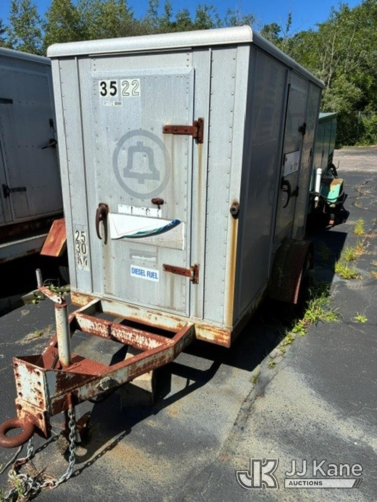 Ener Con ECS 1015 WHD Generator, trailer mtd.