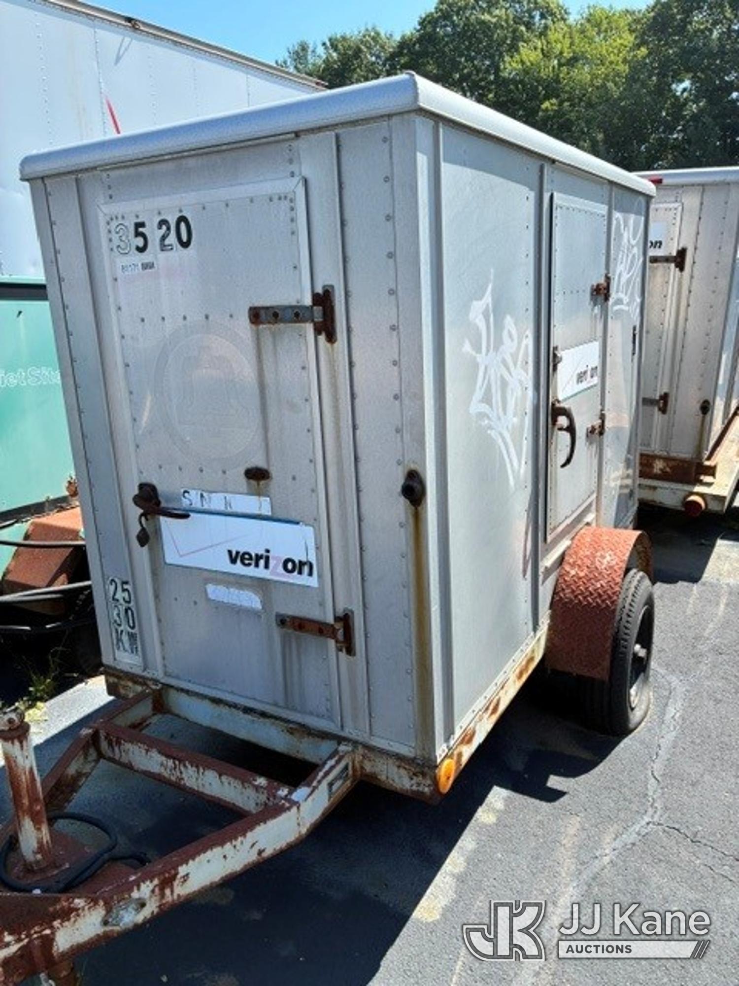 Ener Con ECS 1015 WHD Generator, trailer mtd