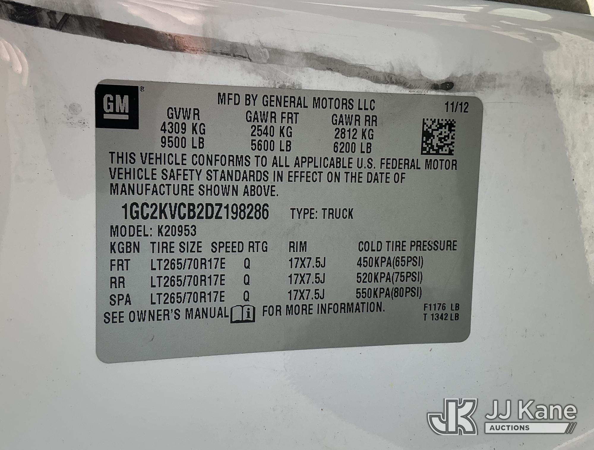 2013 Chevrolet SILVERADO 2500HD 4X4