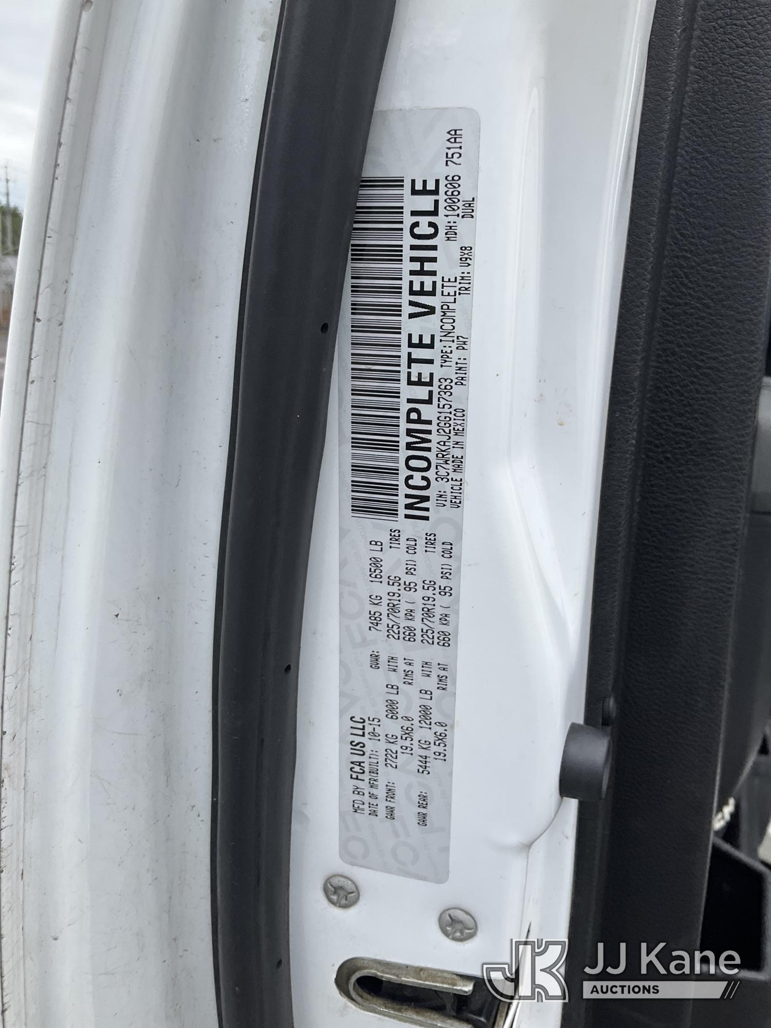 2016 Ram 4500 2WD