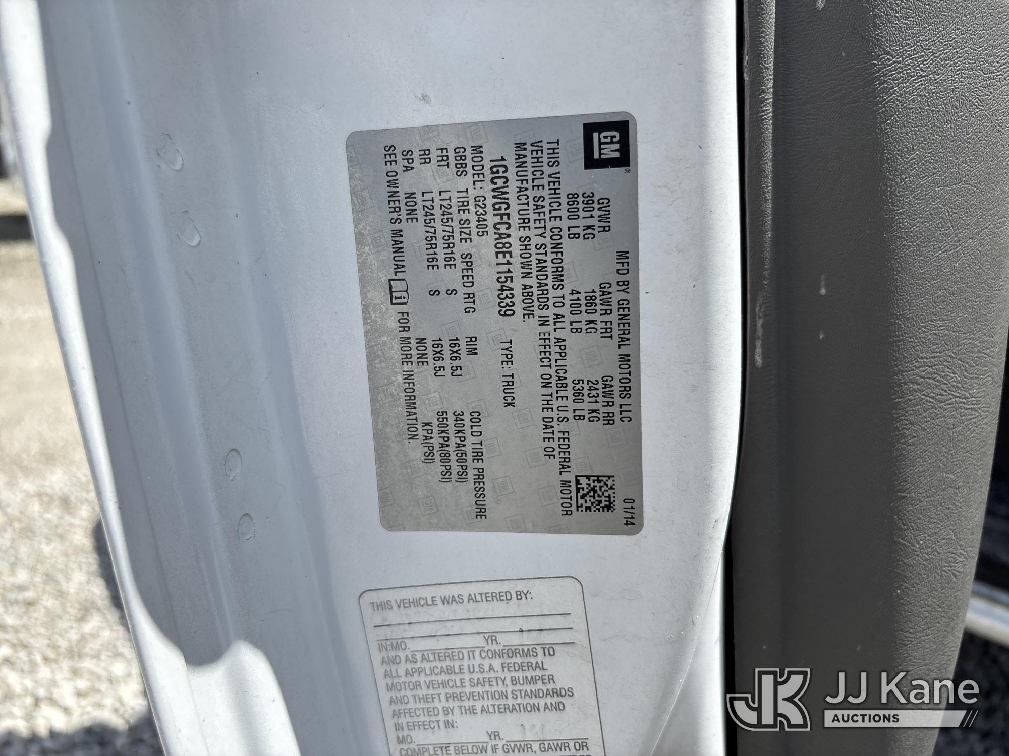 2014 Chevrolet Express G2500