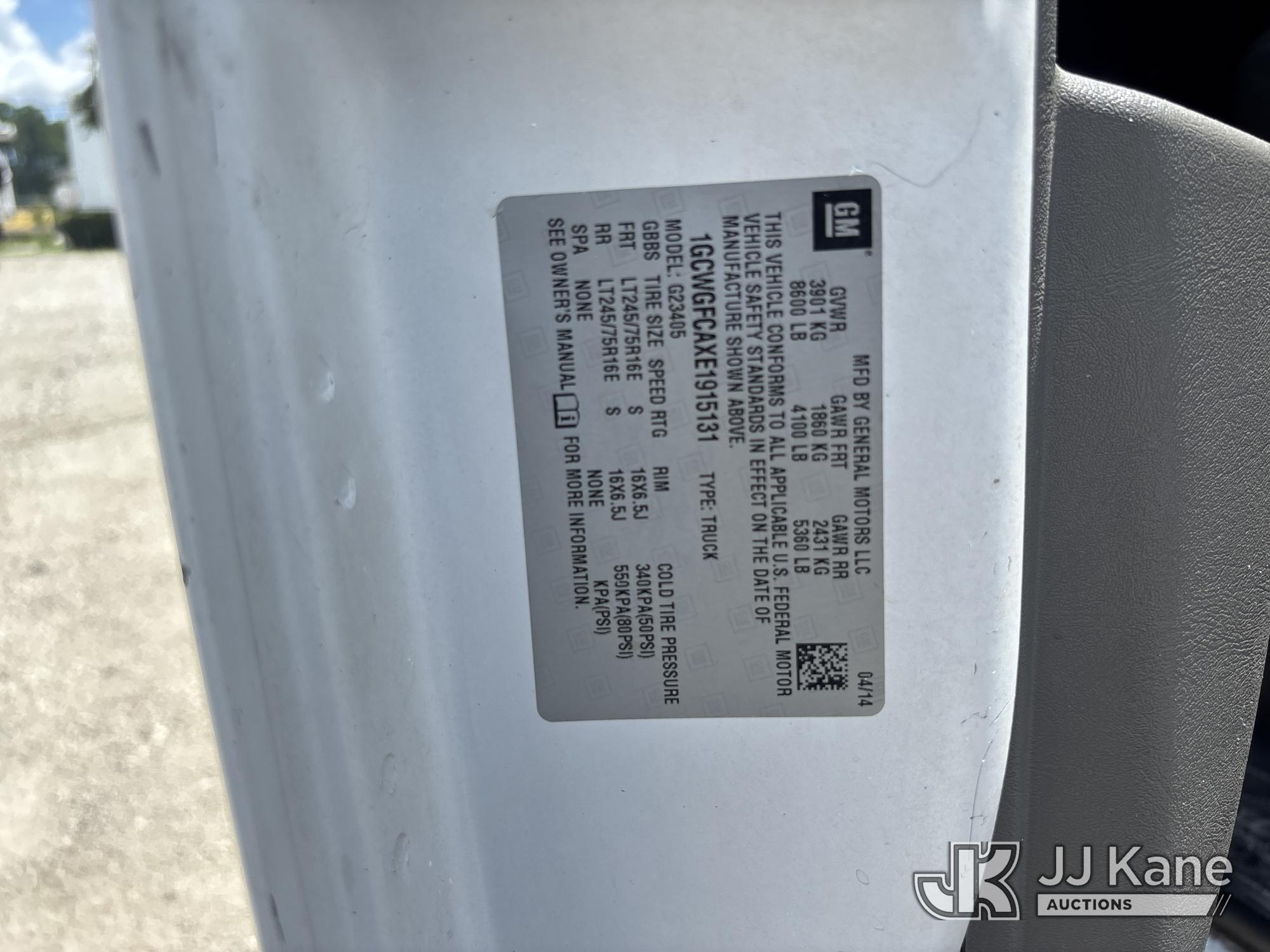 2014 Chevrolet Express G2500