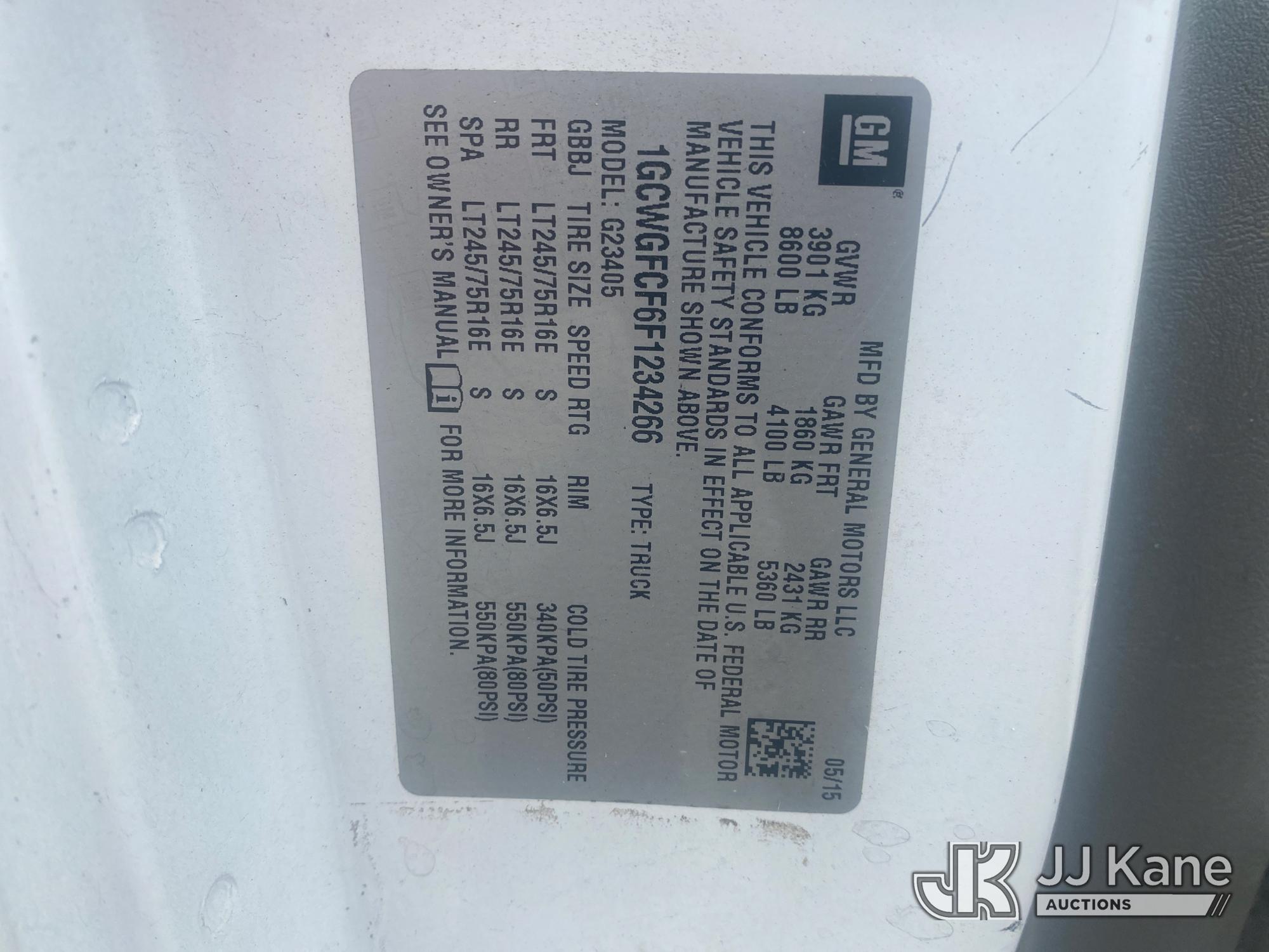 2015 Chevrolet Express G2500