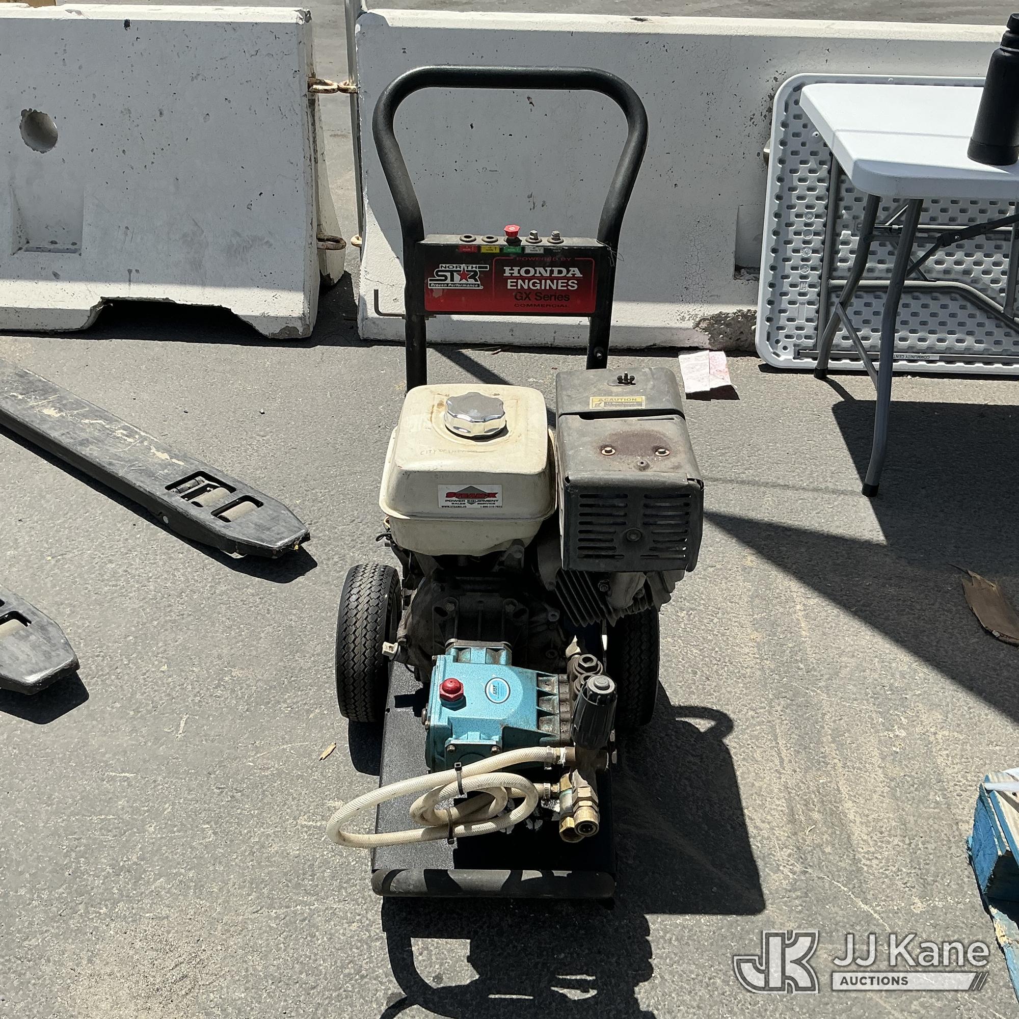 Honda Pressure Washer (Used) NOTE: This unit is being sold AS IS/WHERE IS via Timed Auction and is located in Jurupa Valley