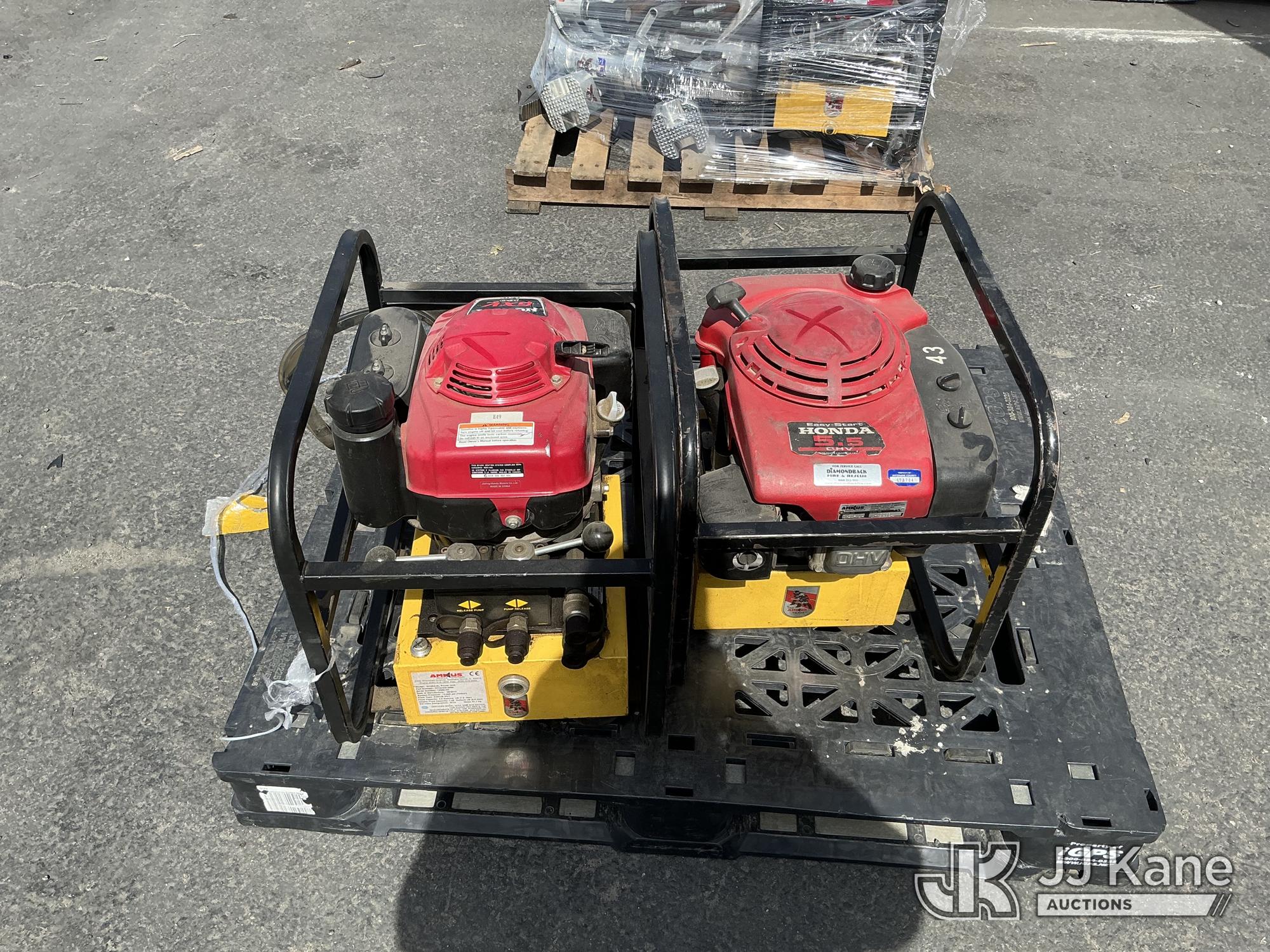 (2) Amkus Portable Gas-Powered Hydraulic Rescue Pump (Used) NOTE: This unit is being sold AS IS/WHERE IS via Timed Auction and is located in Jurupa Valley