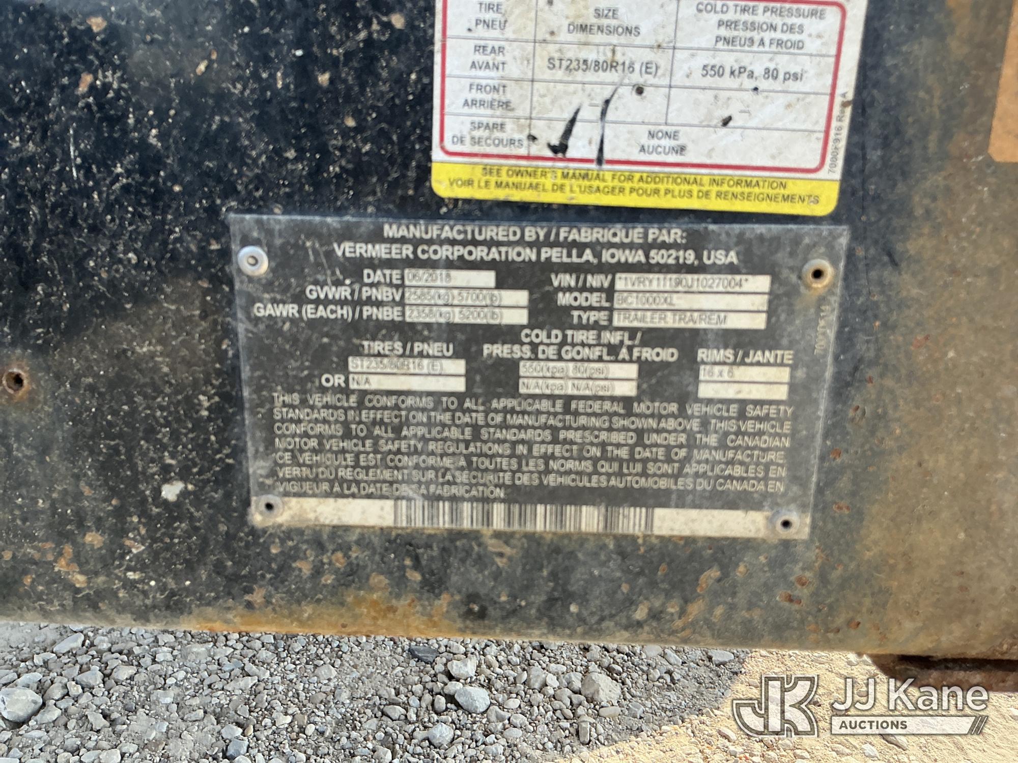 2018 Vermeer BC1000XL
