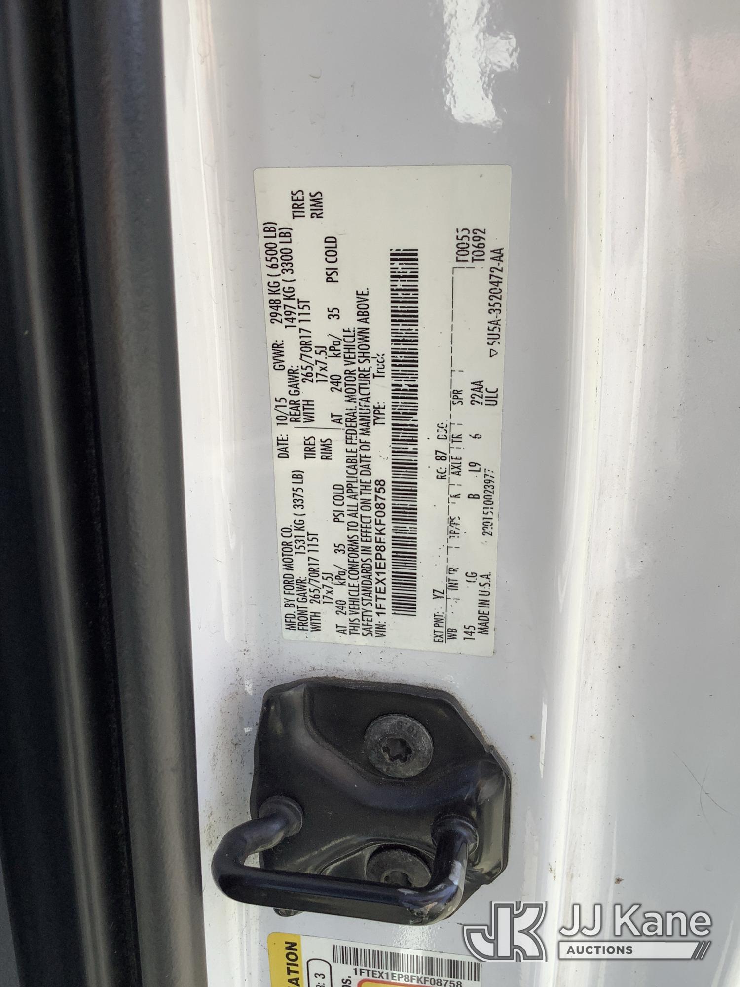 2015 Ford F150 4X4