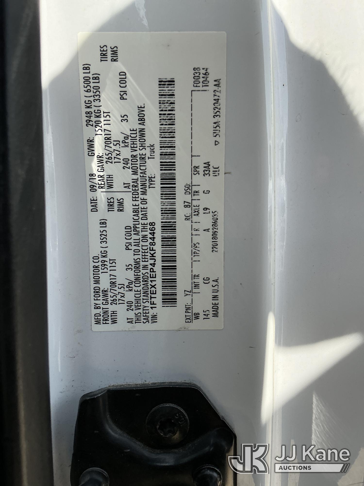 2018 Ford F150 4X4