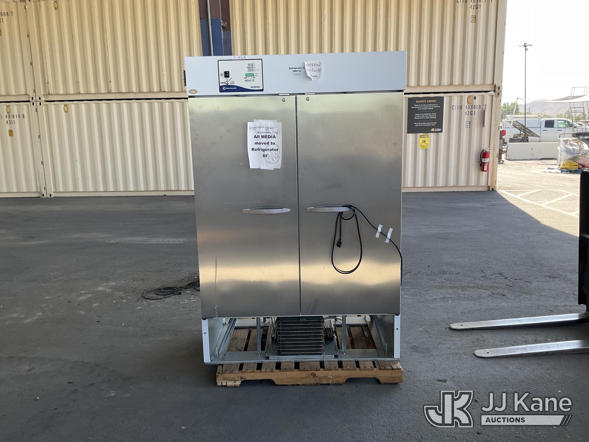 (1 Pallet) Fisher Scientific Isotemp Refrigerator (Used) NOTE: This unit is being sold AS IS/WHERE IS via Timed Auction and is located in Jurupa Valley