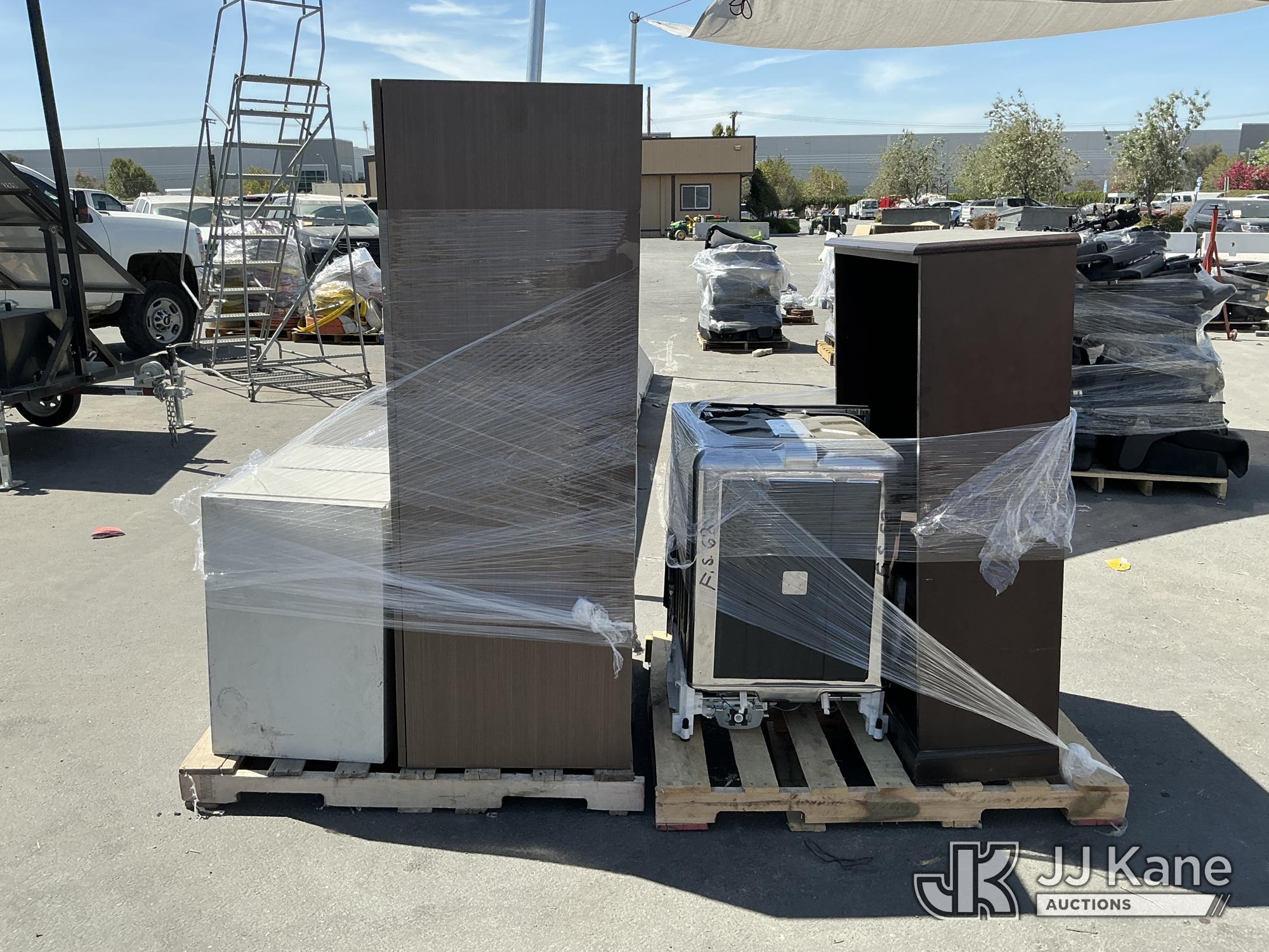 2 Pallets of Office cabinets (Used) NOTE: This unit is being sold AS IS/WHERE IS via Timed Auction and is located in Jurupa Valley