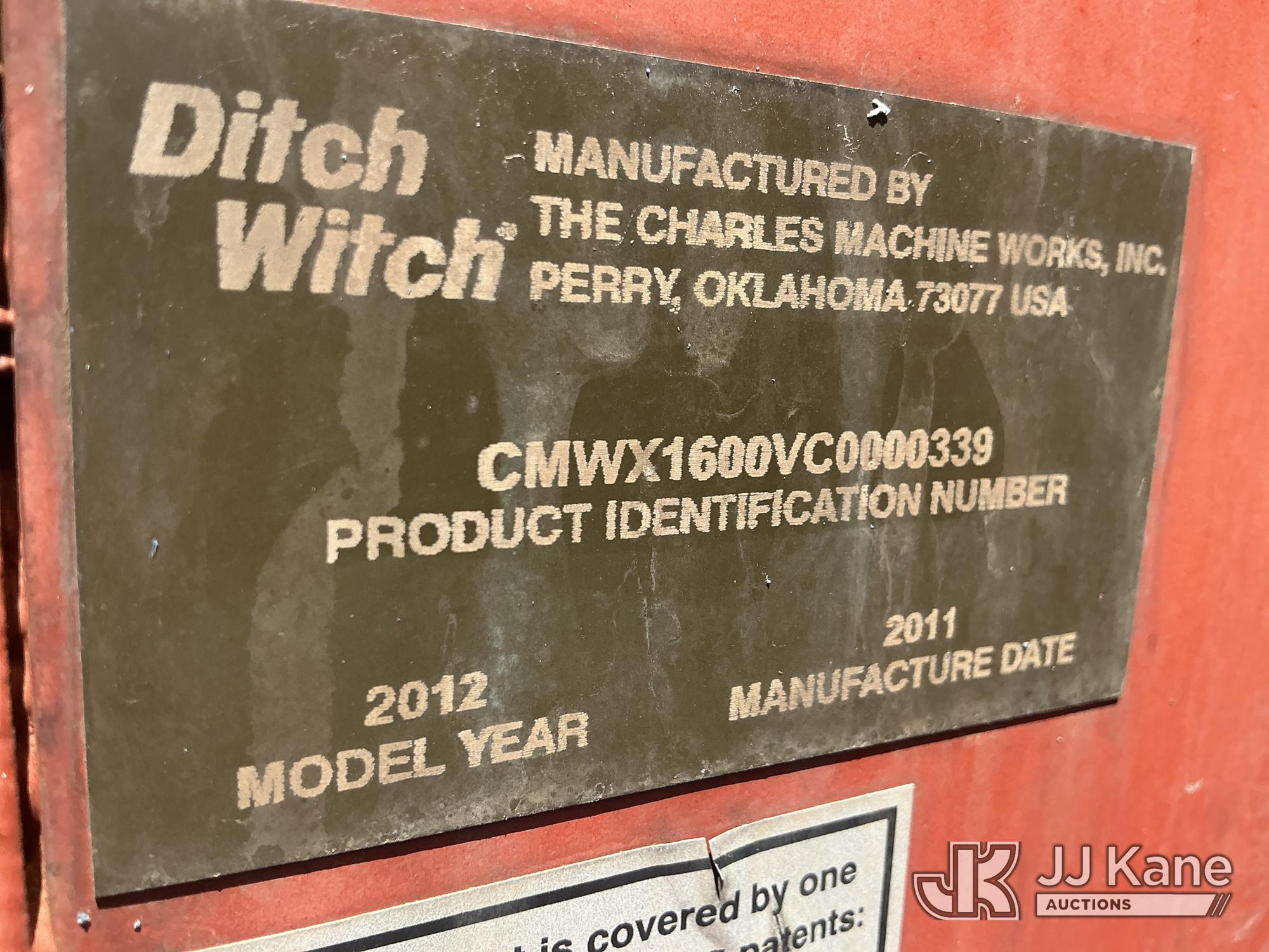 2012 Ditch Witch XT1600
