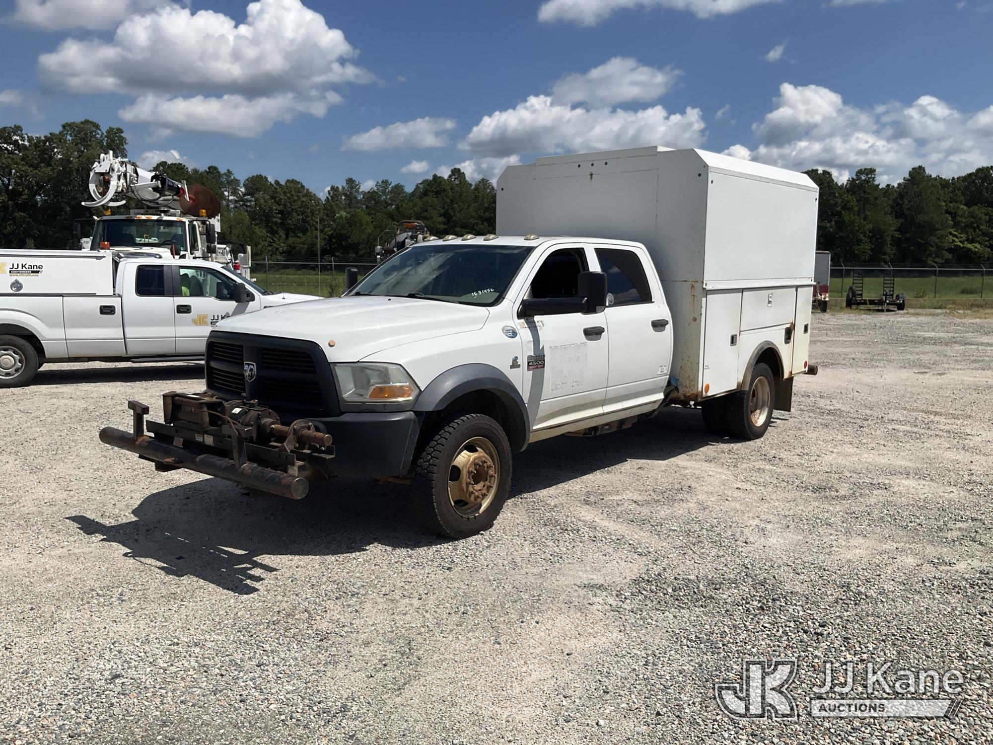 2012 Dodge Ram 4500 Crew-Cab Enclosed Service Truck