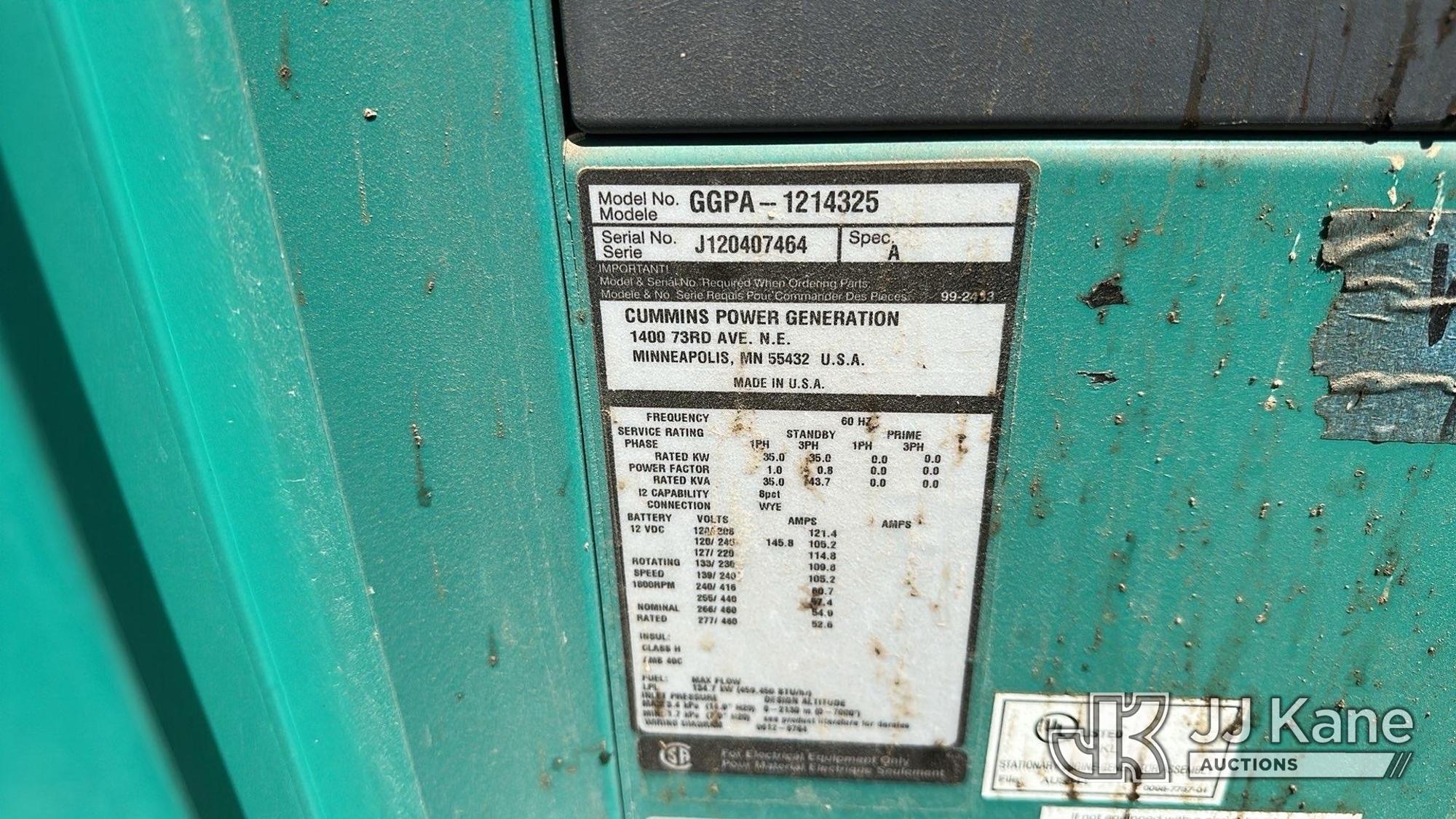 2012 Onan 35GGPA