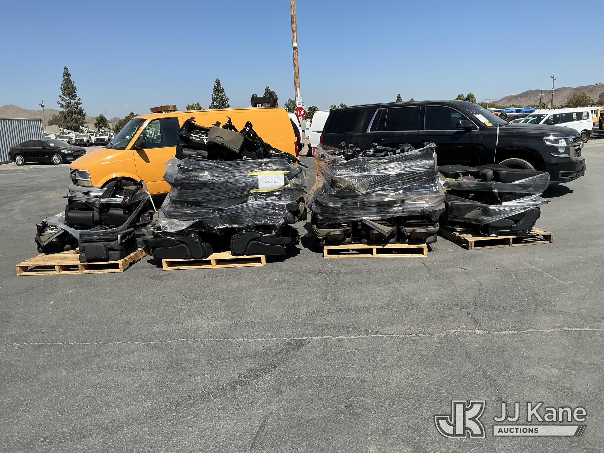 4 Pallets Of Car Interior Seats (Used) NOTE: This unit is being sold AS IS/WHERE IS via Timed Auction and is located in Jurupa Valley