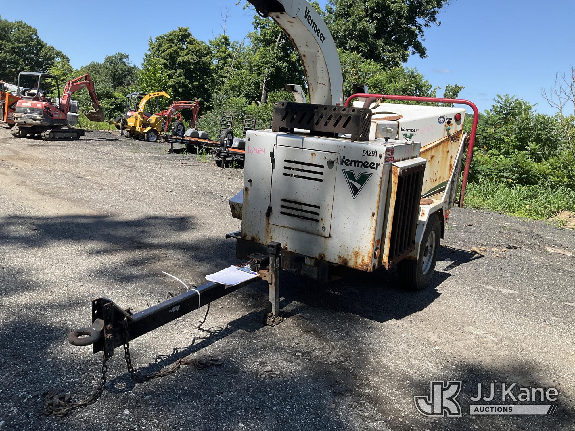 2018 Vermeer BC1000XL Portable Chipper (12in Drum), Trailer Mounted