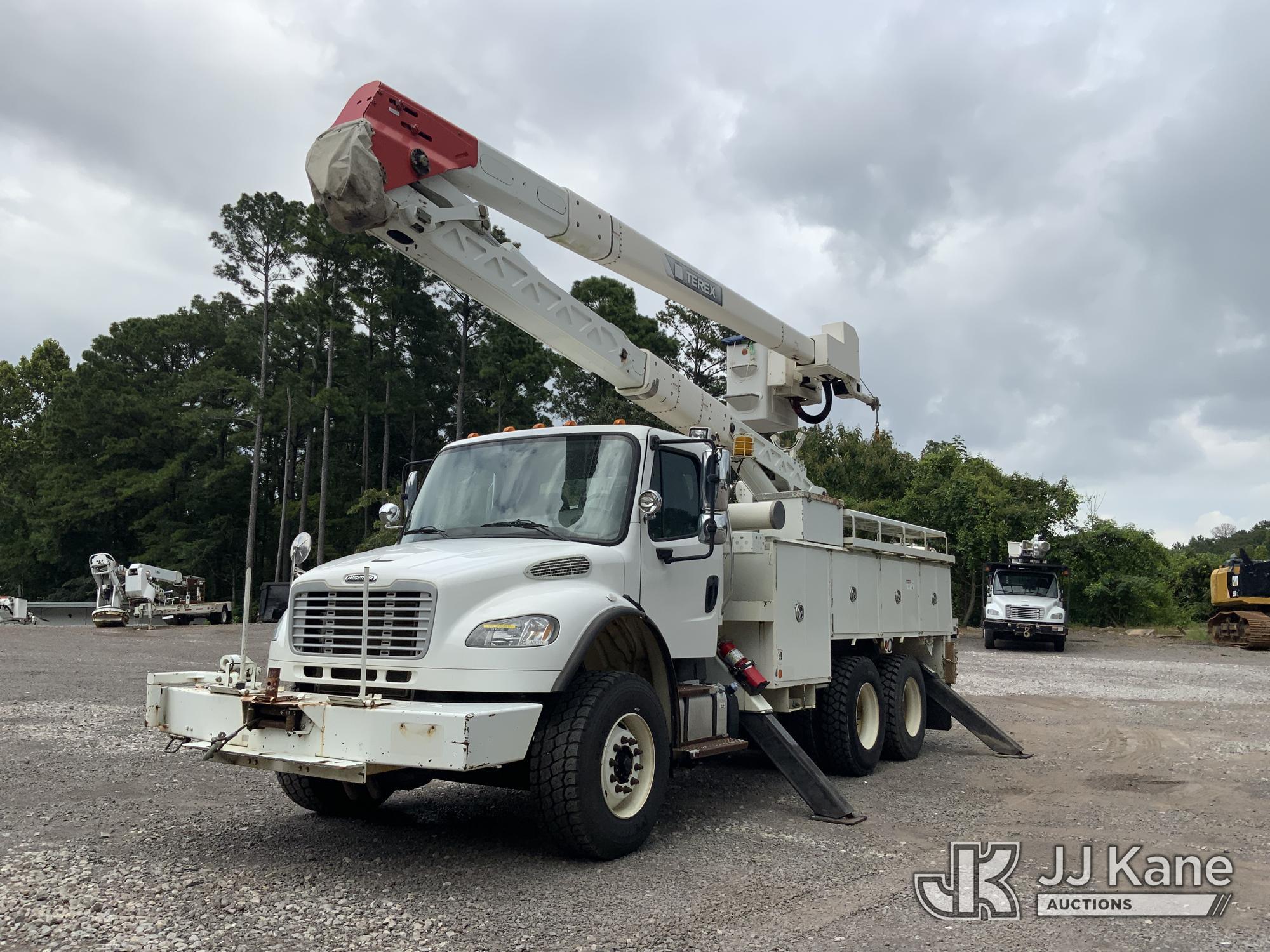 HiRanger TC55-MH, Material Handling Bucket Truck rear mounted on 2017 Freightliner M2 106 Utility Truck, (AL Power Unit)