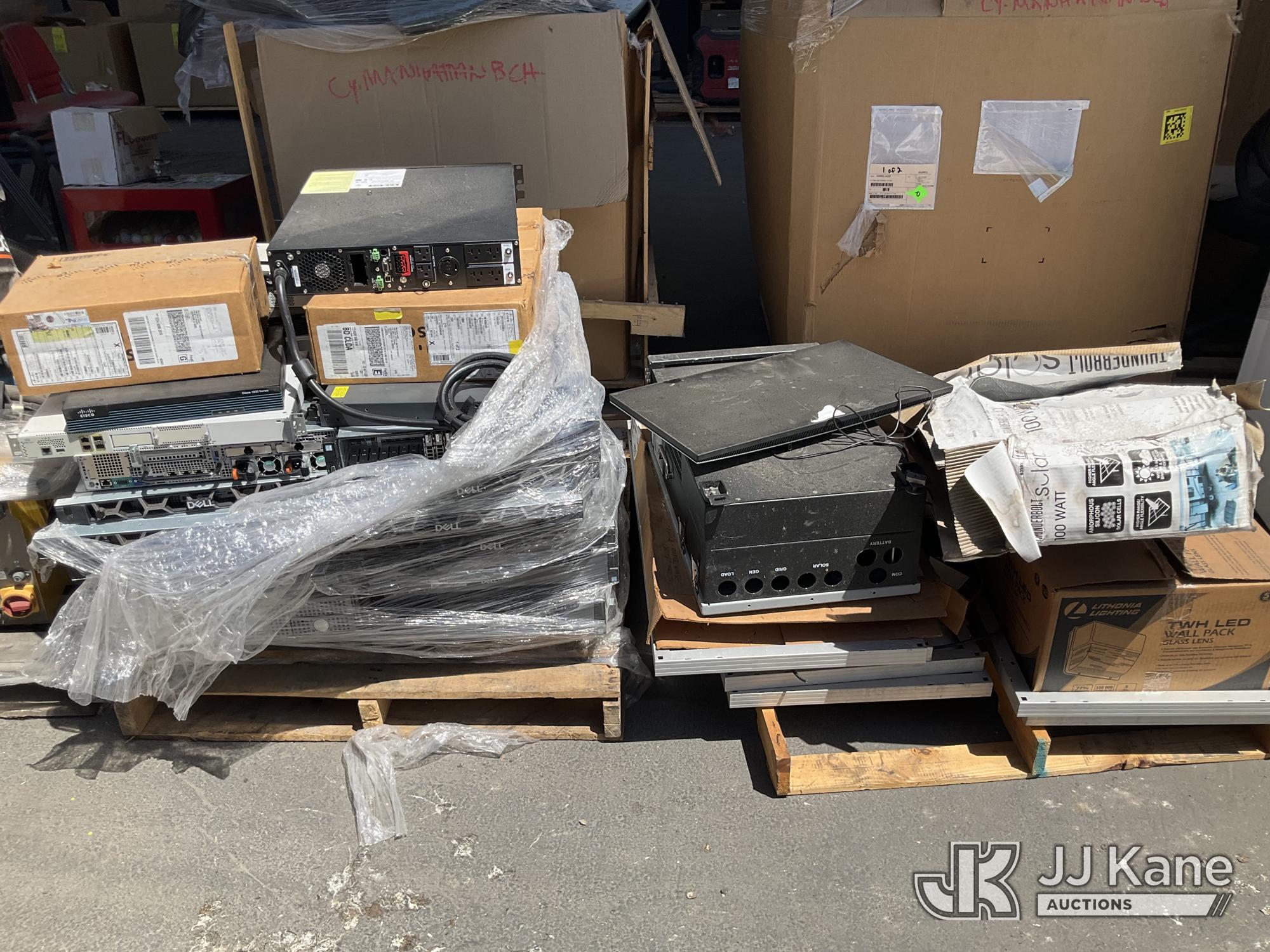 (2 Pallets) Electronics (Used) NOTE: This unit is being sold AS IS/WHERE IS via Timed Auction and is located in Jurupa Valley
