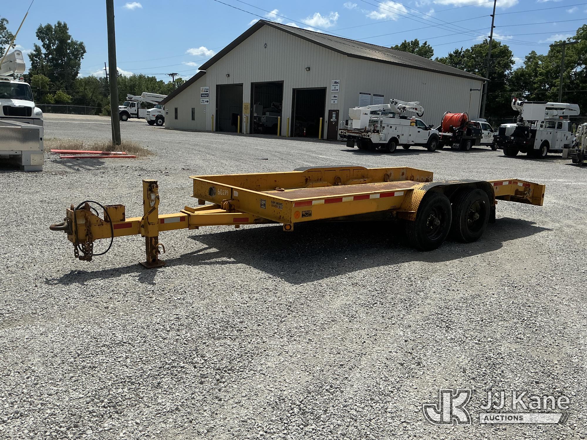 1996 Butler LT2018 T/A Tilt Top Tagalong Trailer