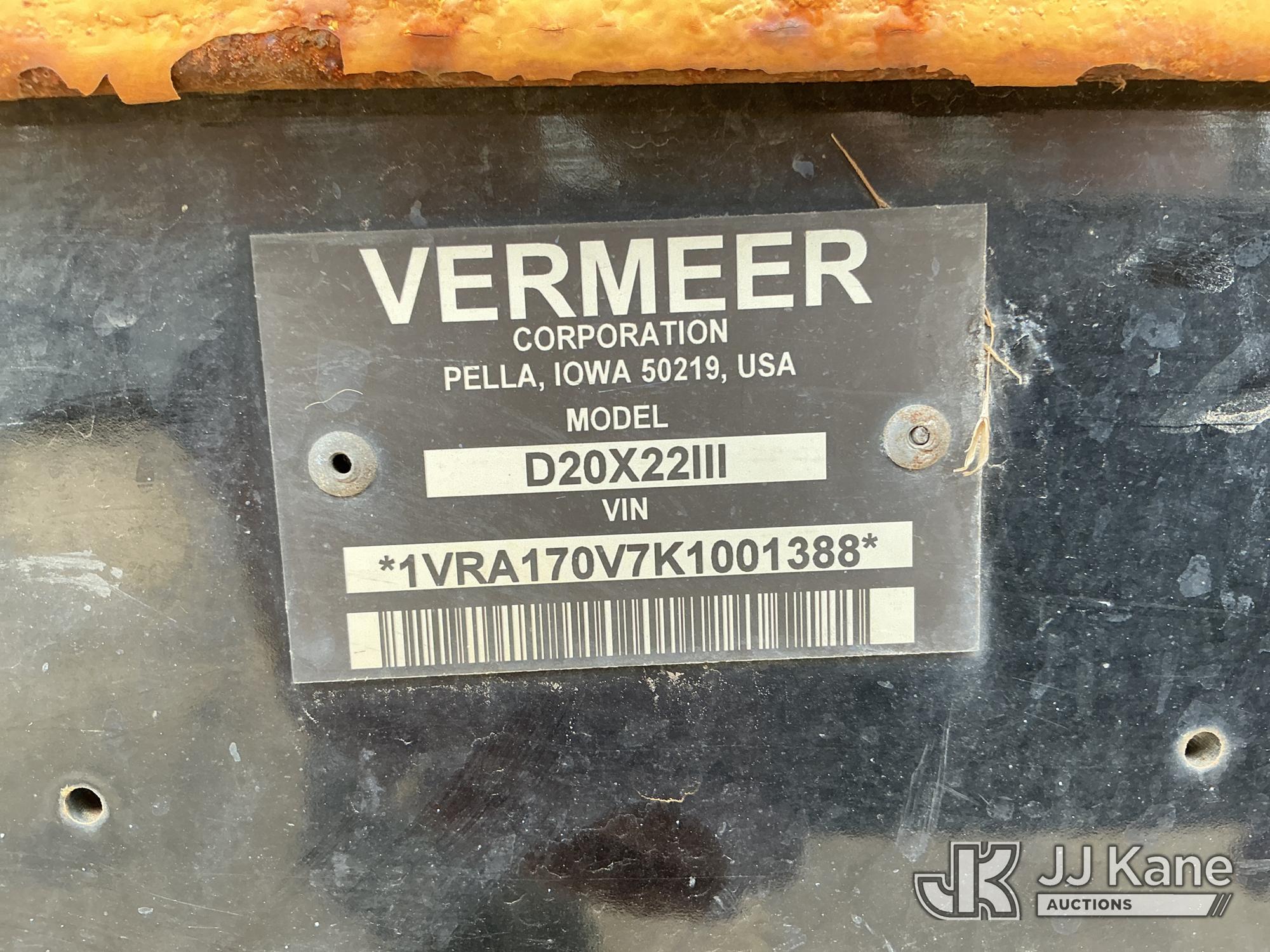 2019 Vermeer D20X22 SERIES III