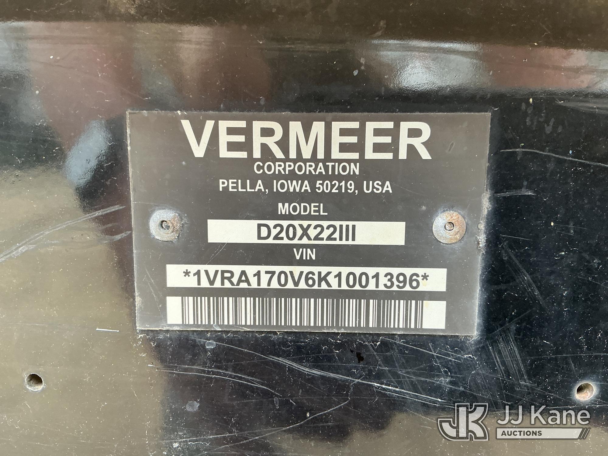 2019 Vermeer D20X22 SERIES III