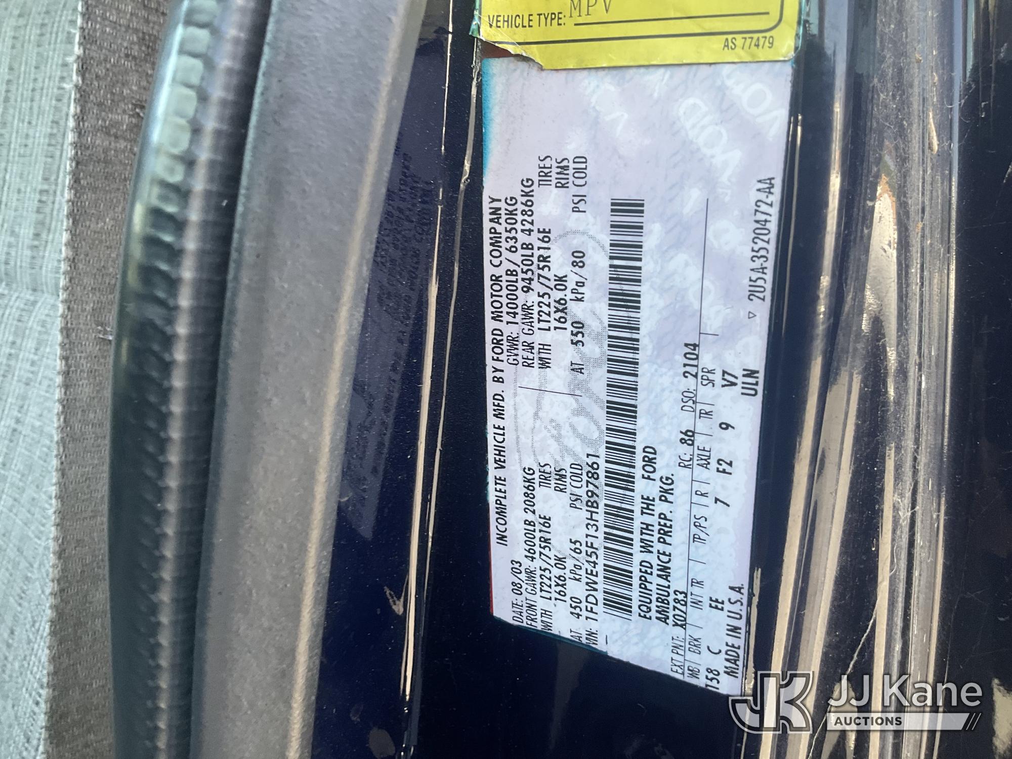 2003 Ford ECONOLINE