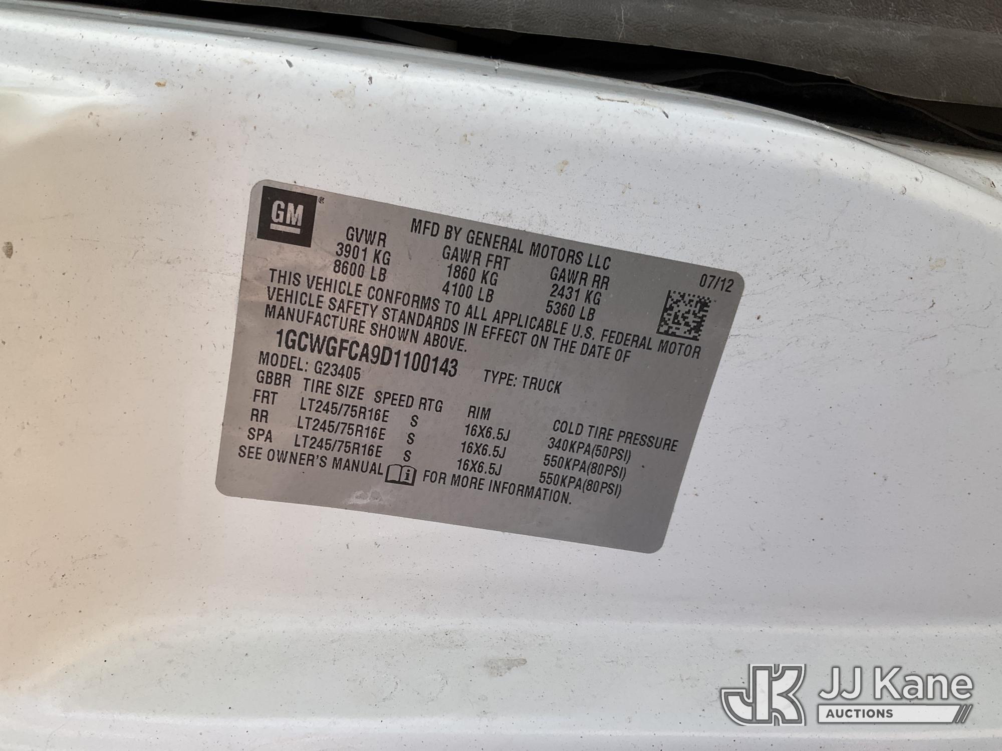 2013 Chevrolet EXPRESS 2500