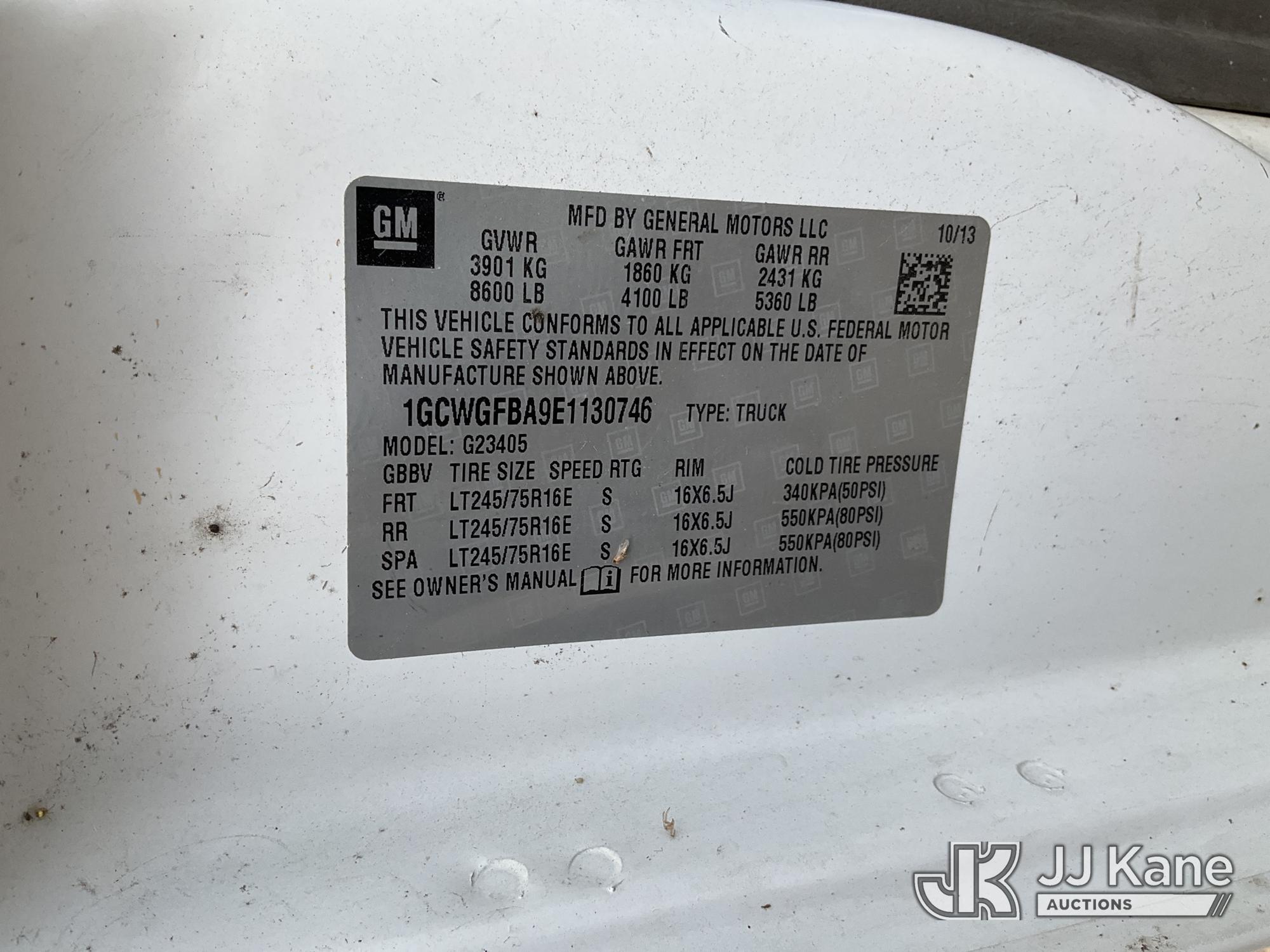 2014 Chevrolet EXPRESS G2500