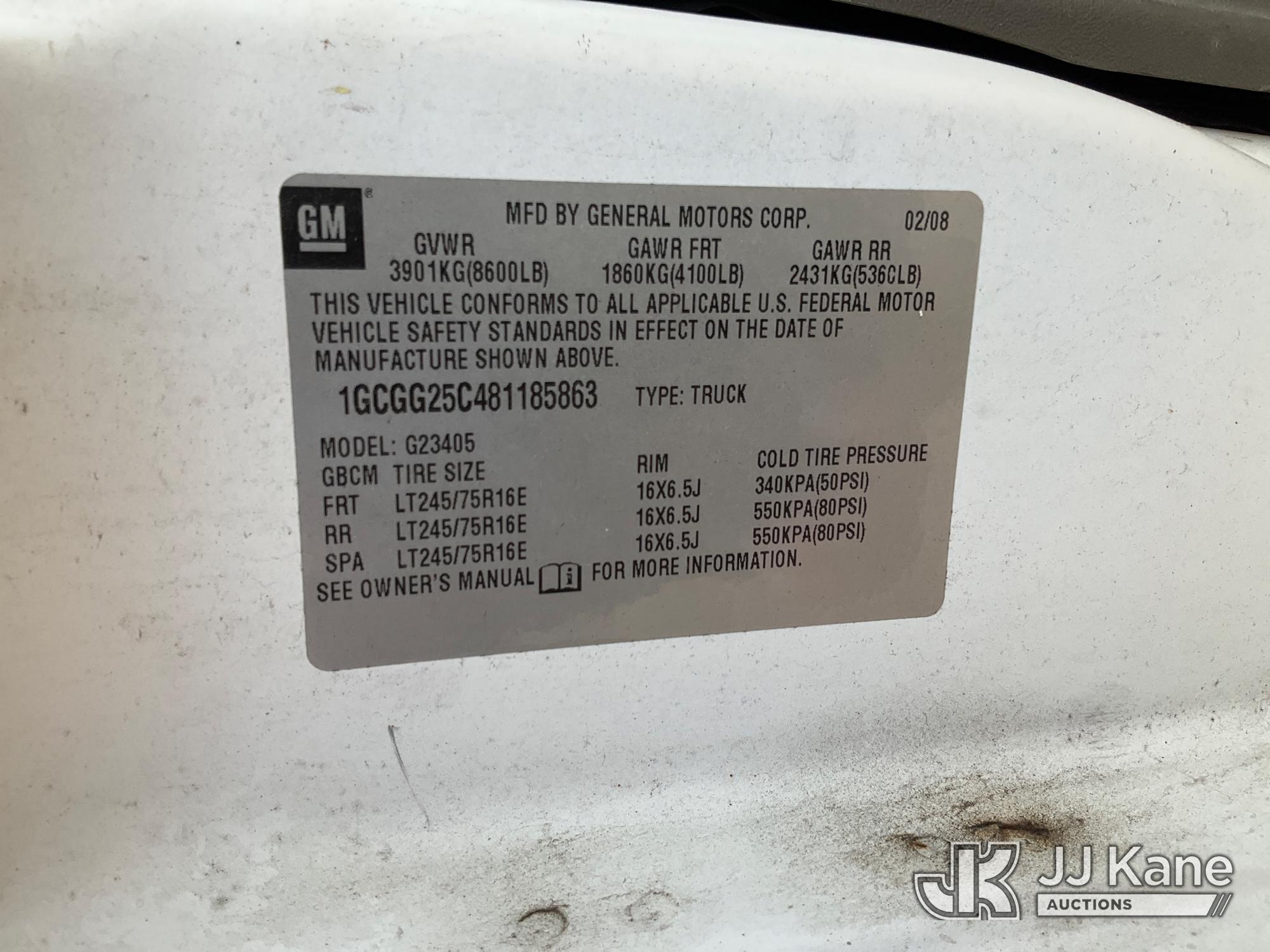 2008 Chevrolet Express G2500
