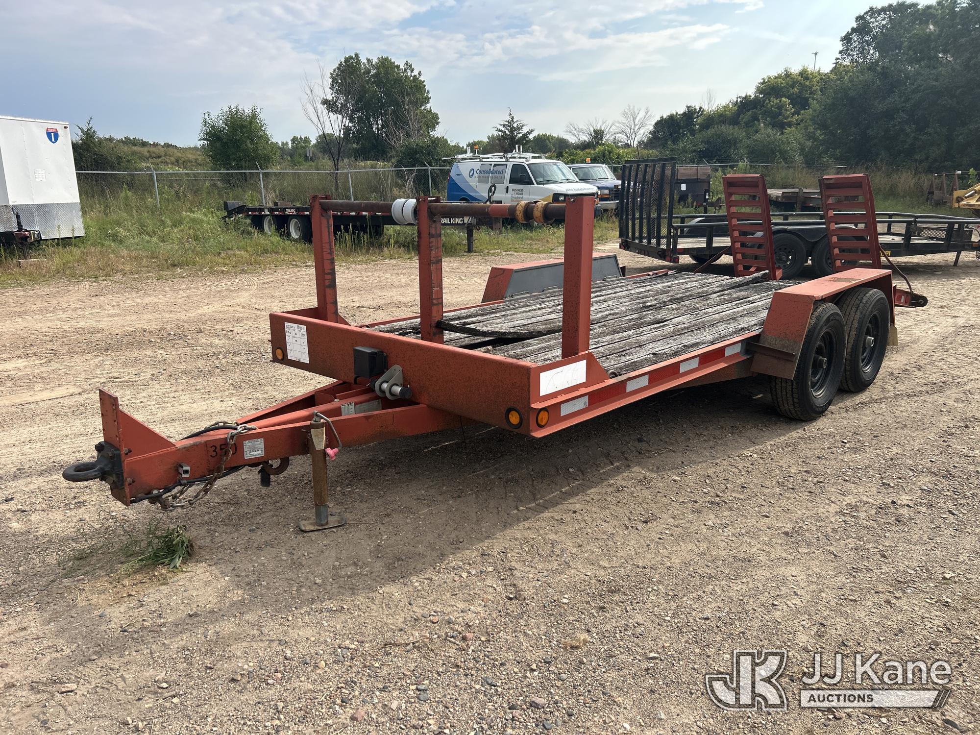 1993 Redi Haul FSL14HE T/A Tagalong Equipment Trailer