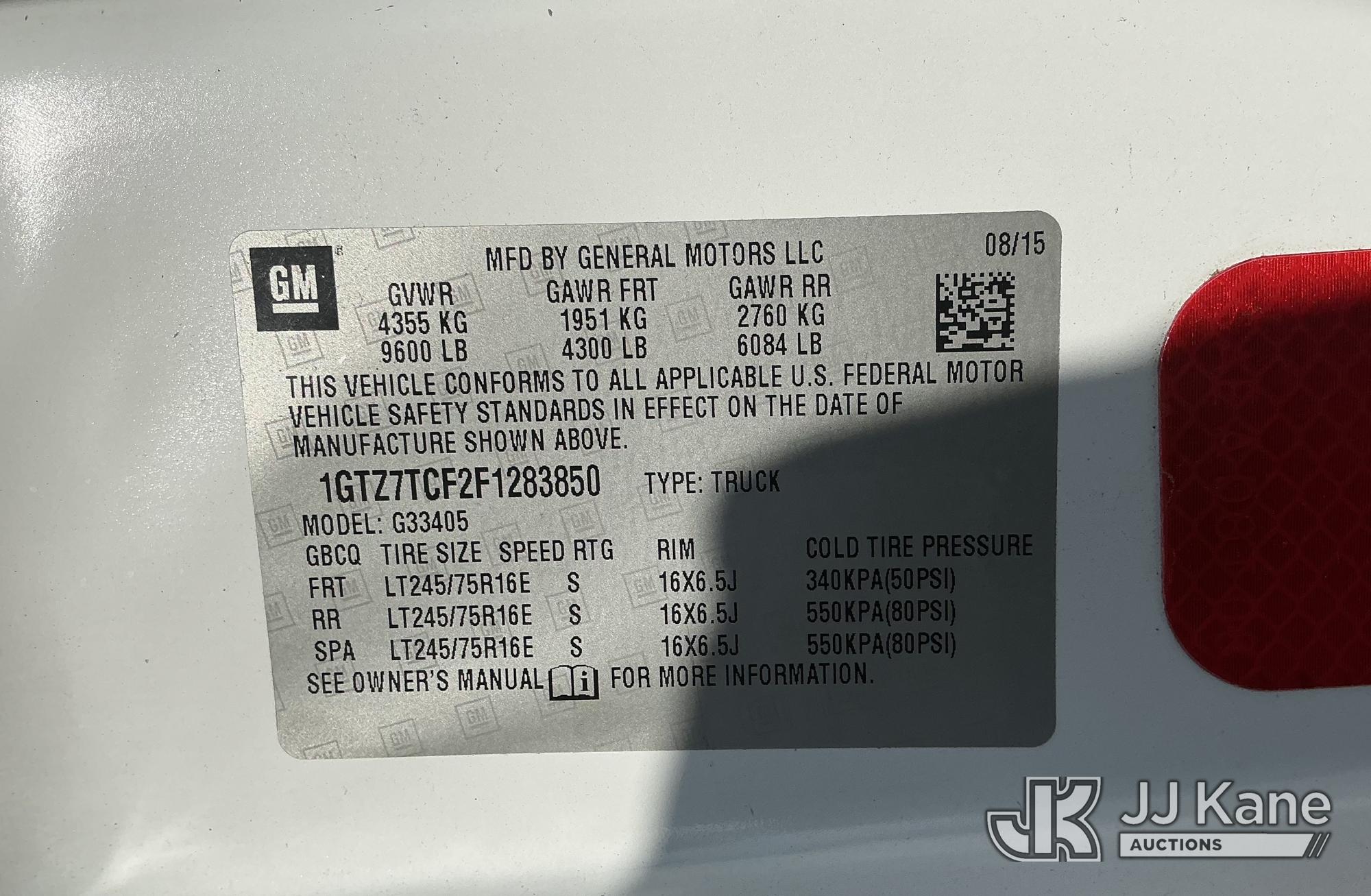 2015 GMC SAVANA
