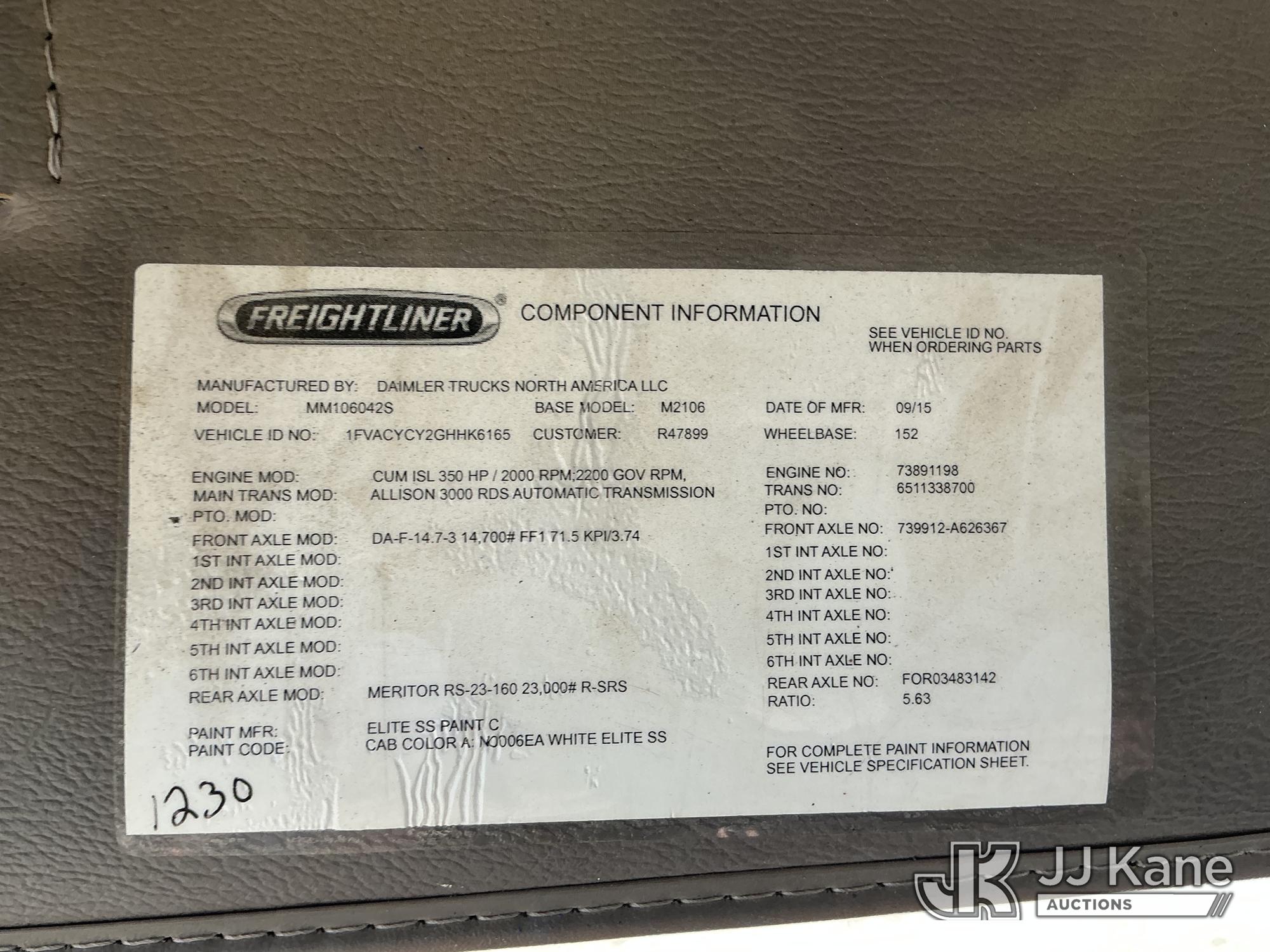 2016 Freightliner M2-106