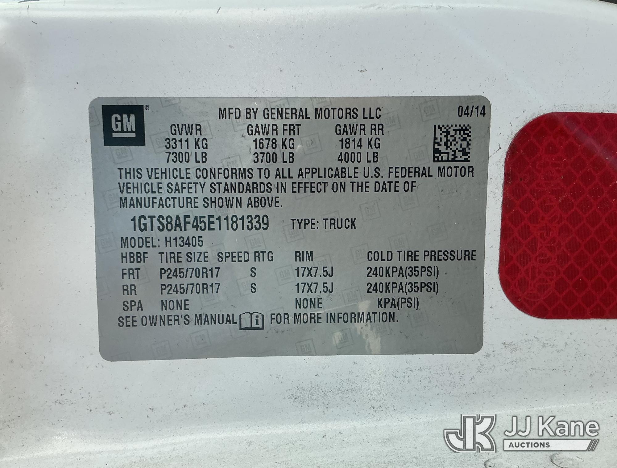 2014 GMC SAVANA G1500