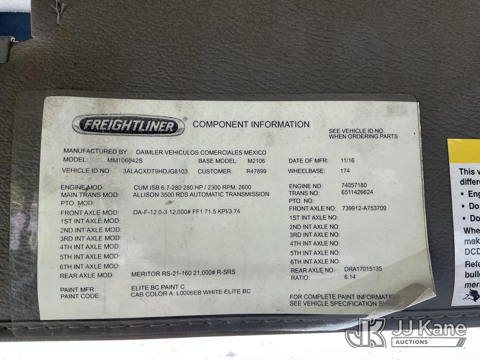 2017 Freightliner M2 106