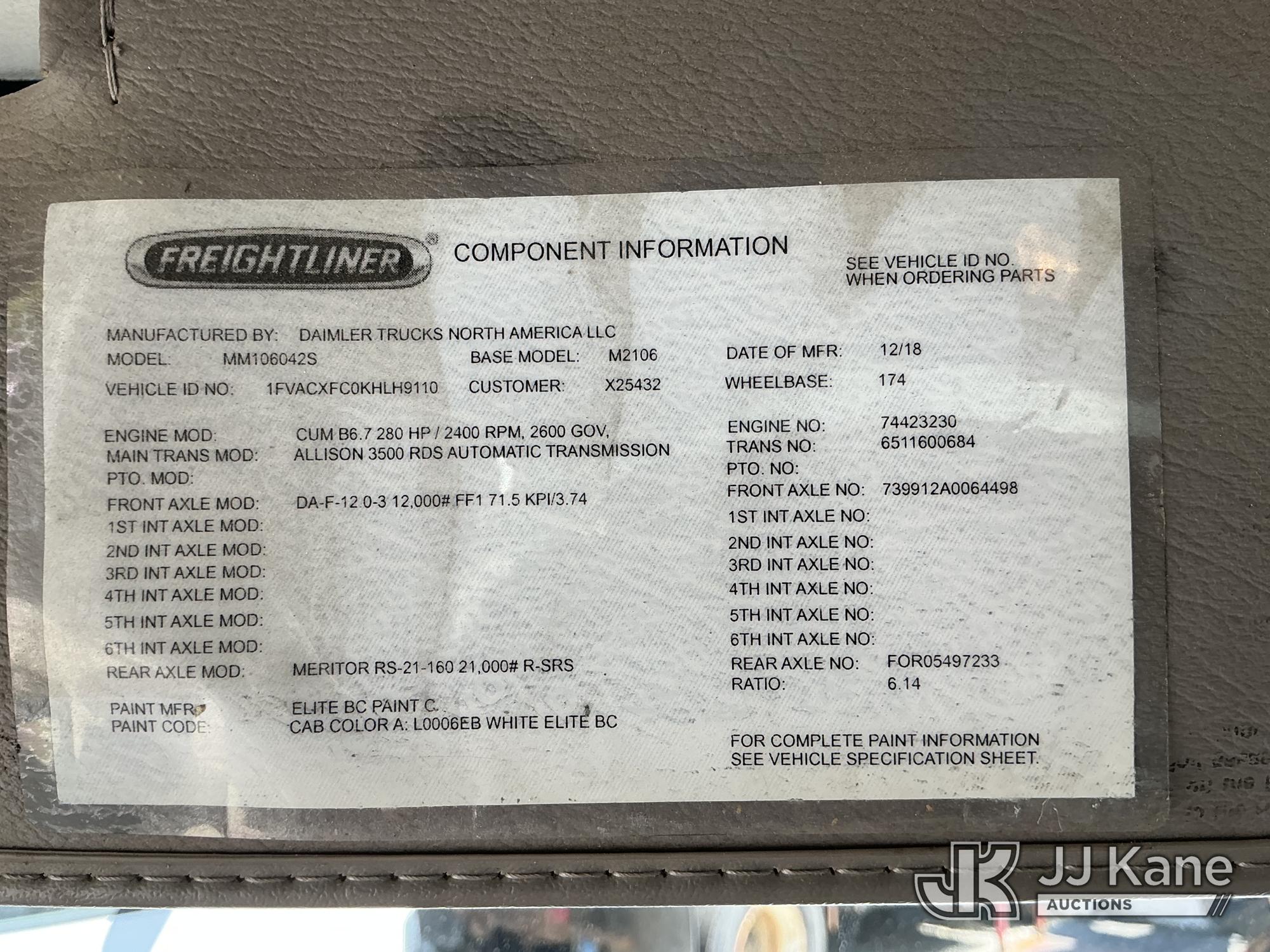 2019 Freightliner M2