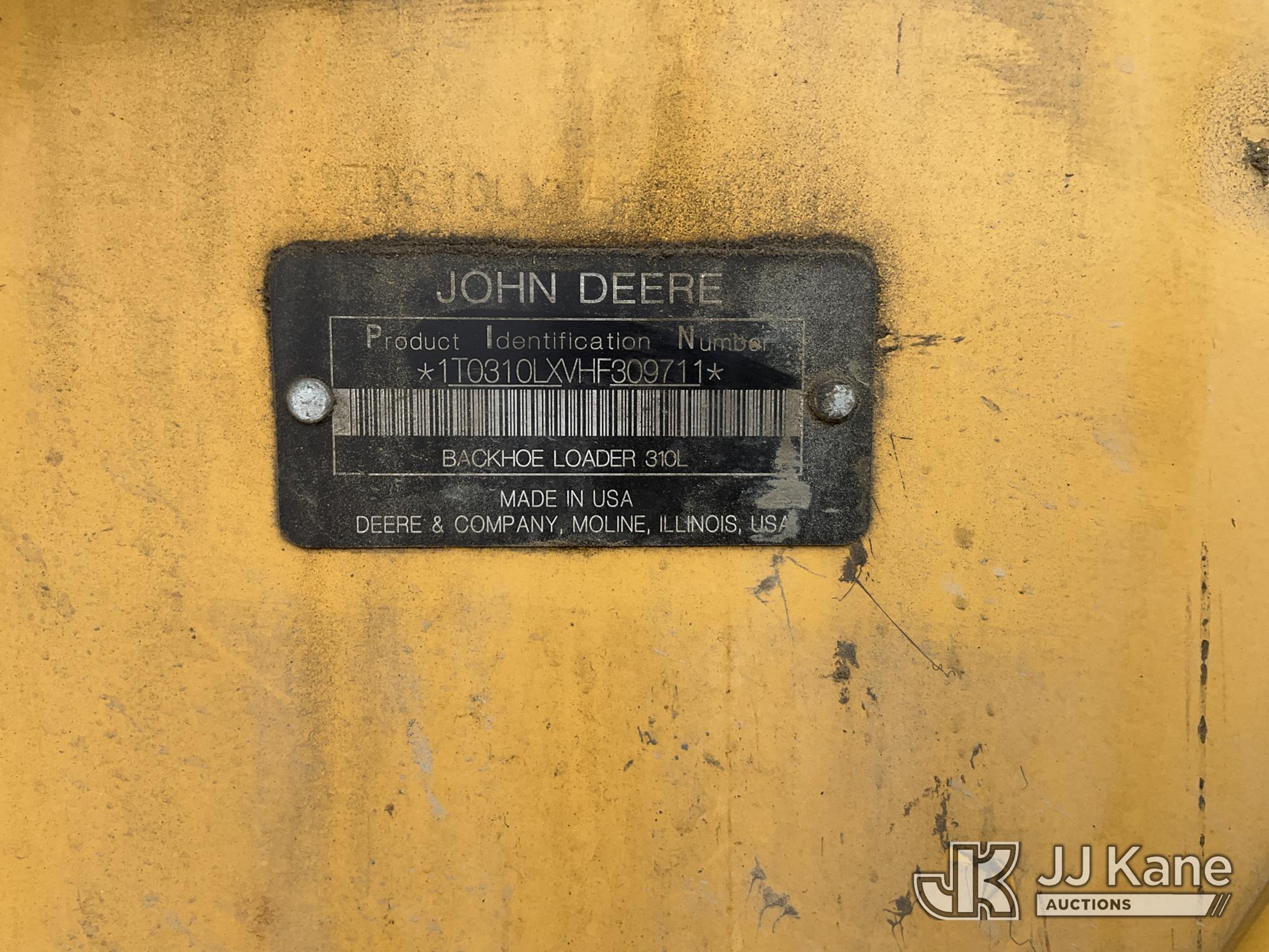 2017 John Deere 310L