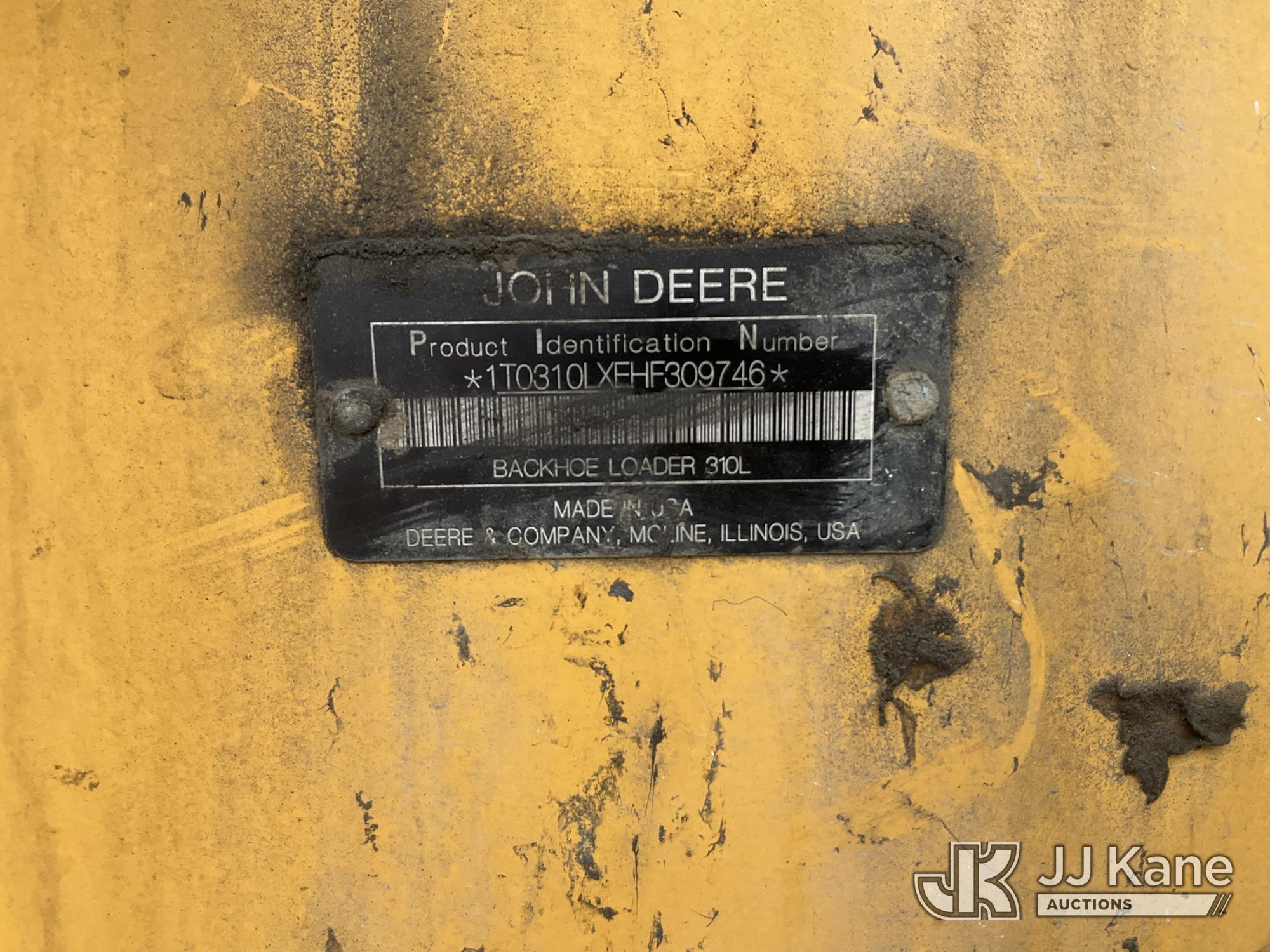 2017 John Deere 310L
