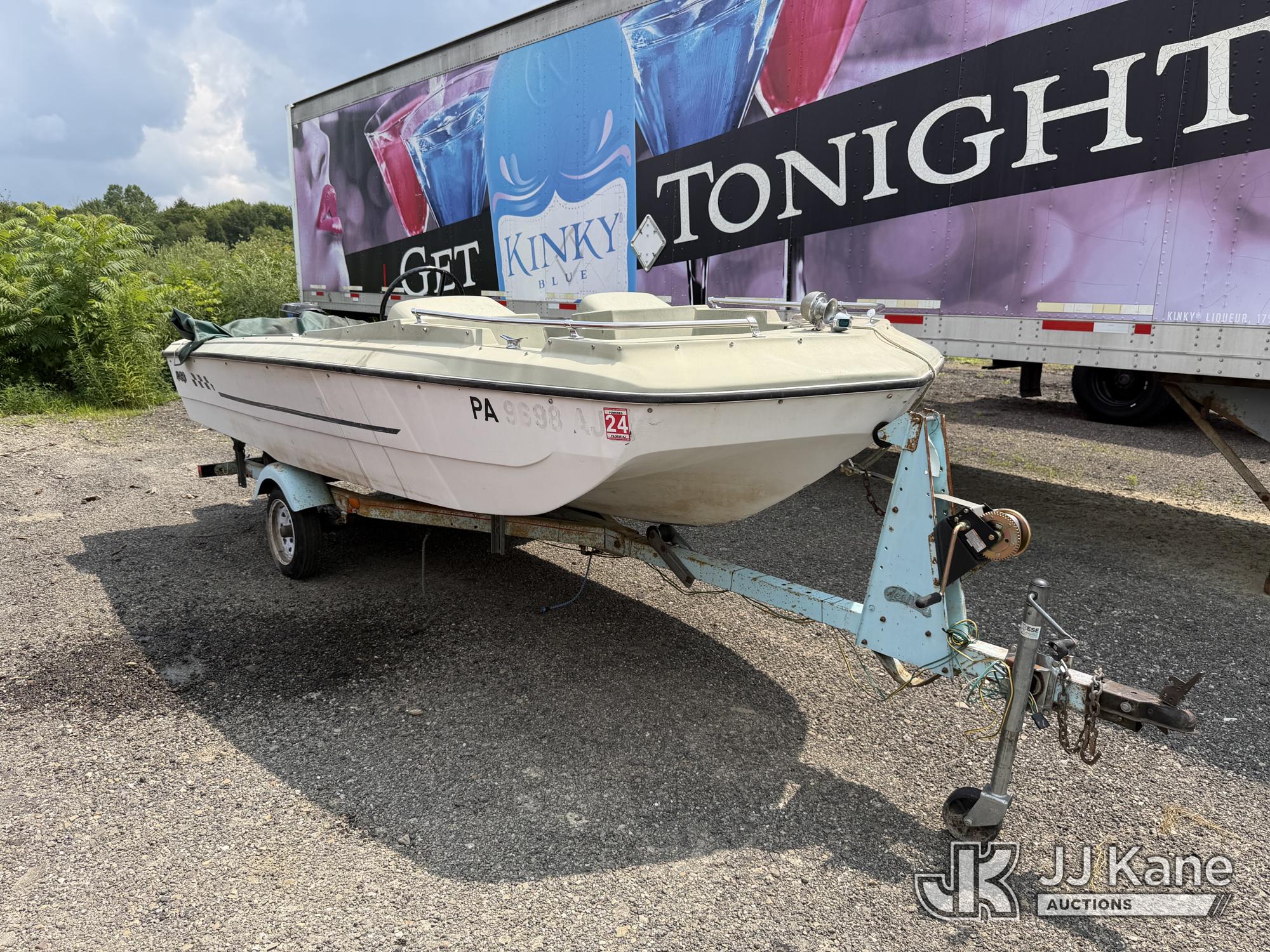 1970 MFG Gypsy Boat, To Be Sold With Lot# t2244 (boat and trailer price will be split out on invoice to reflect 80/20, equipment to trailer price ratio for tax purposes)