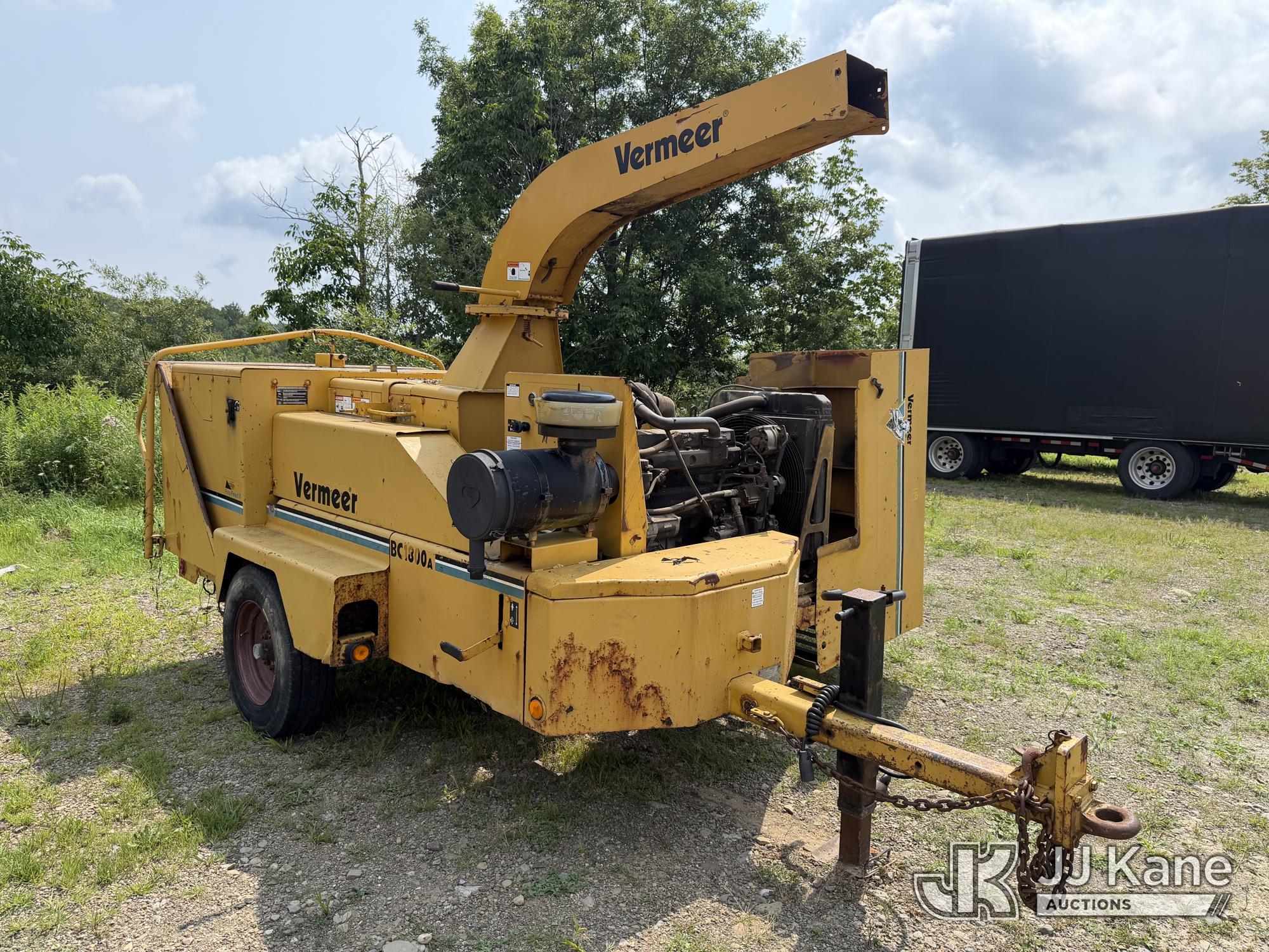 2003 Vermeer BC1800A Chipper (18in Drum), trailer mtd.