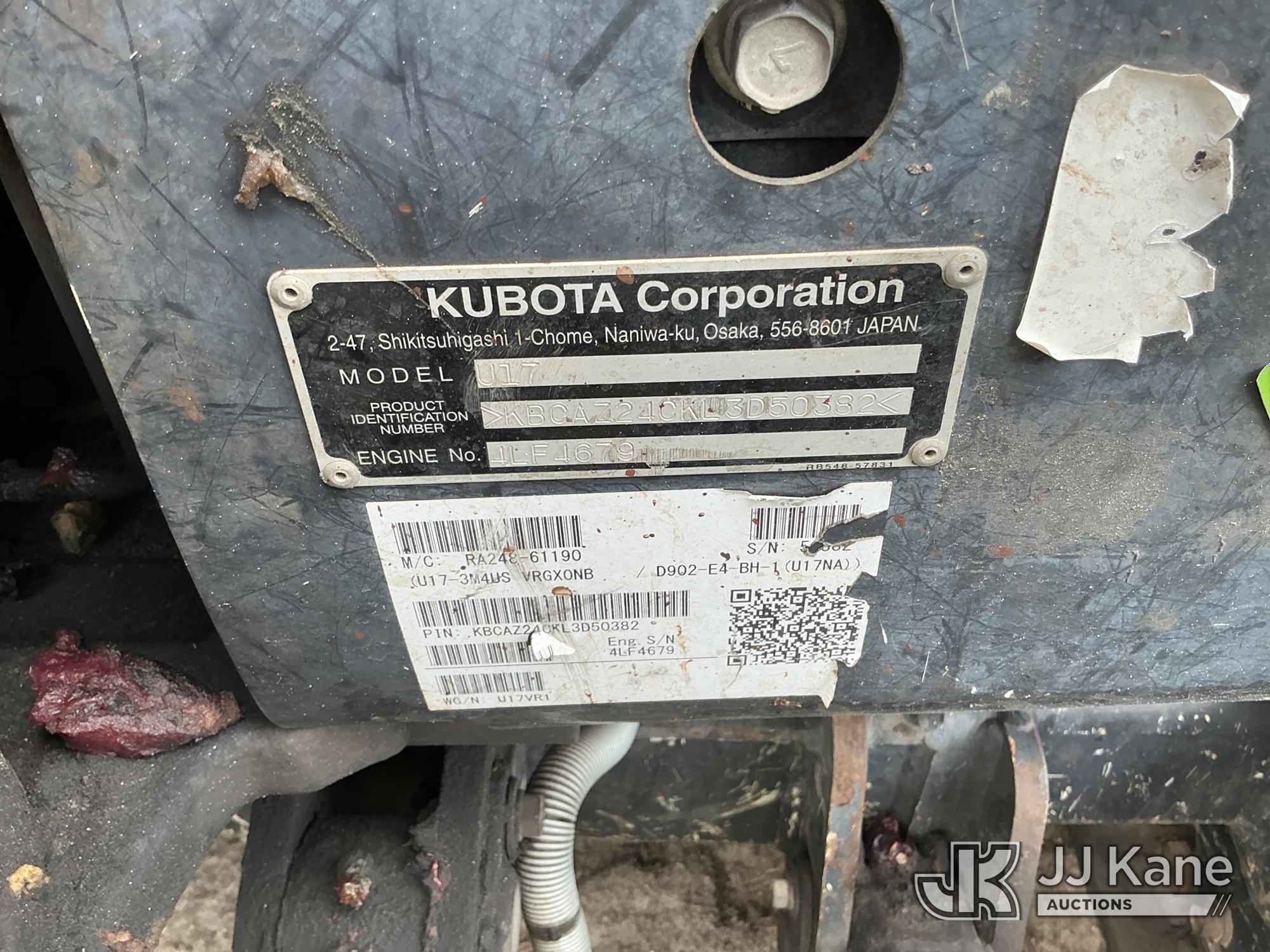 2020 Kubota U17